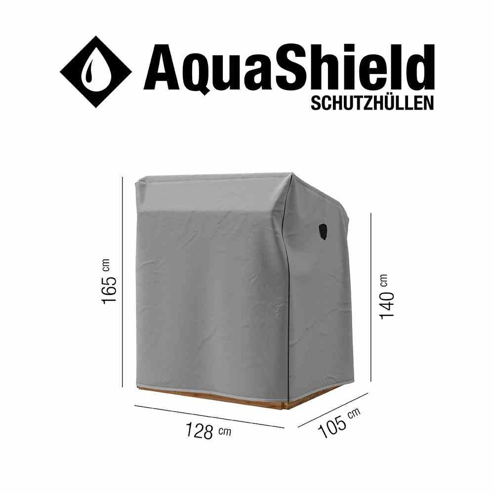 Siena Garden Strandkorb-Schutzhülle AquaShield, LxBxH: 128x105x165/140 cm – Bild 3 von 3
