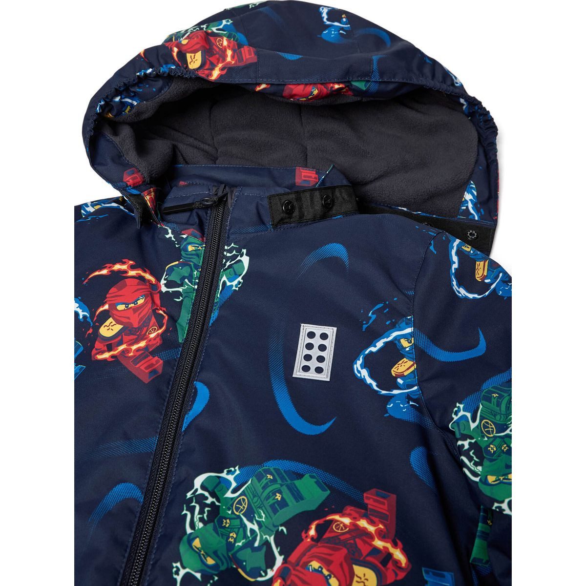 LEGO® kidswear Steppjacke LEGO NINJAGO JAKKE – LWJAZ 712 Wärmende Kinderjacke mit LEGO NINJAGO Print, ideal für Abenteuer an