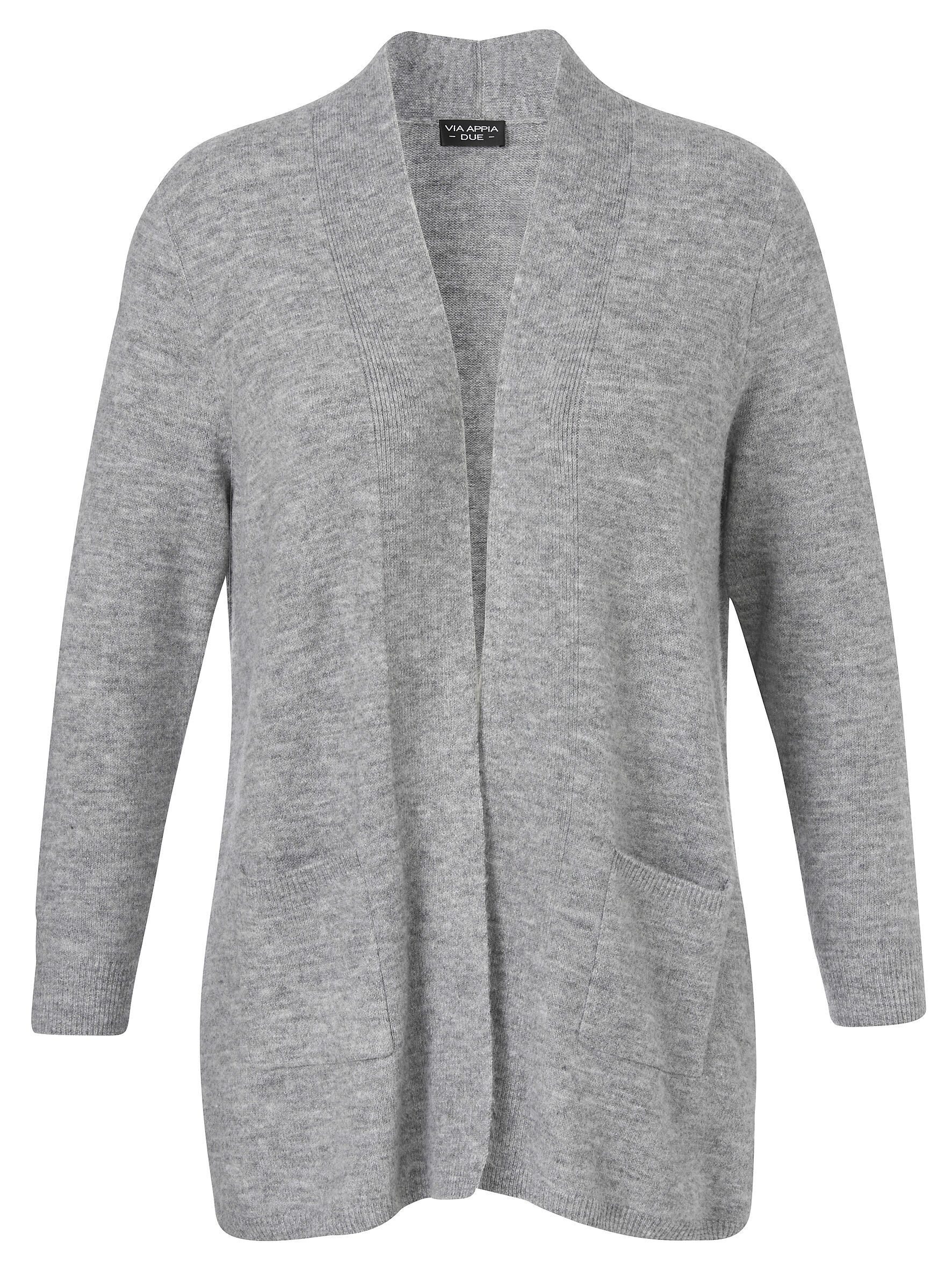 VIA APPIA DUE Strickjacke mit Schalkragen günstig online kaufen