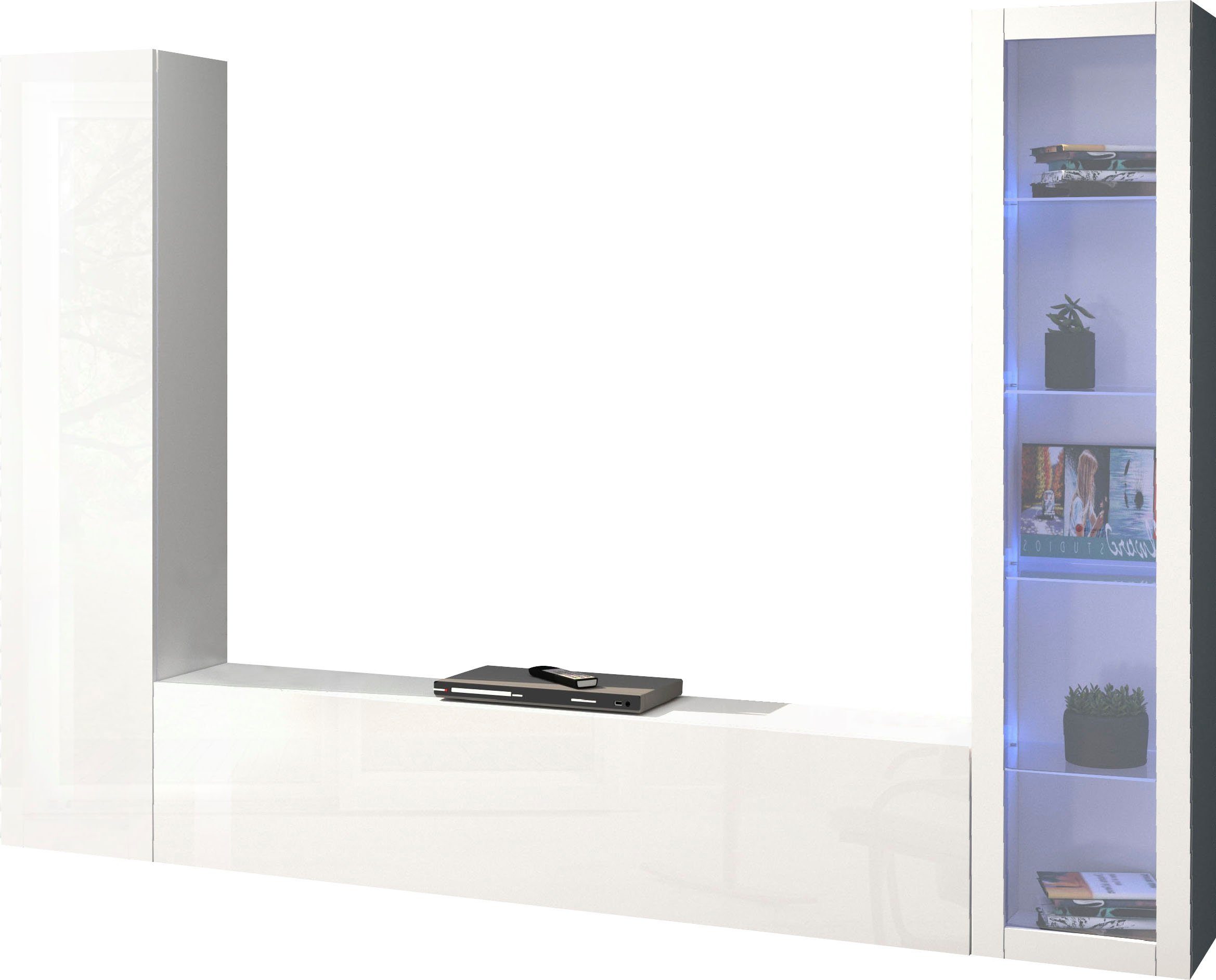 weiß hochglanz/weiß hochglanz