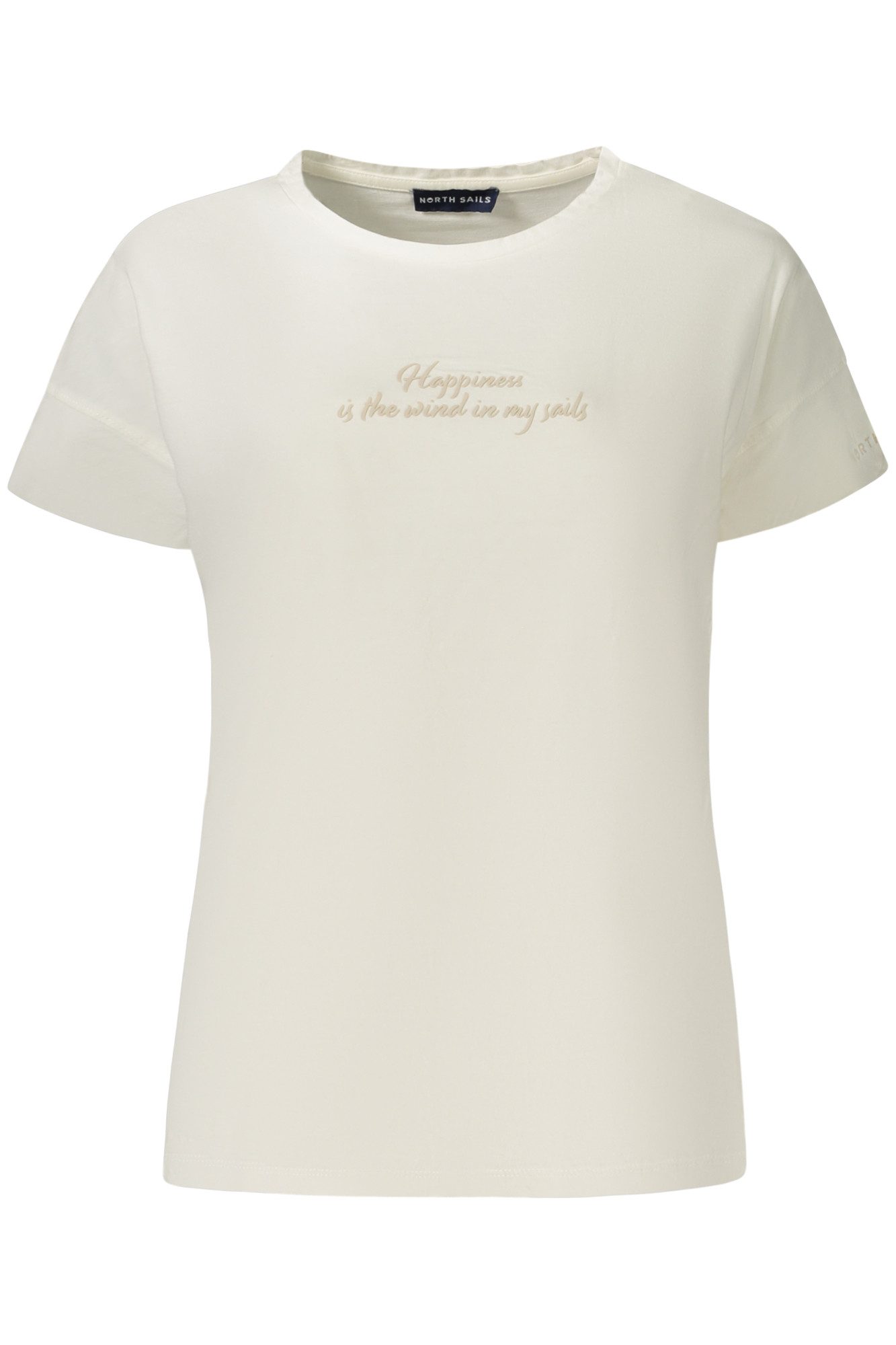 North Sails T-Shirt Nachhaltiges Kurzarm-T-Shirt Damen Weiß – Ozean