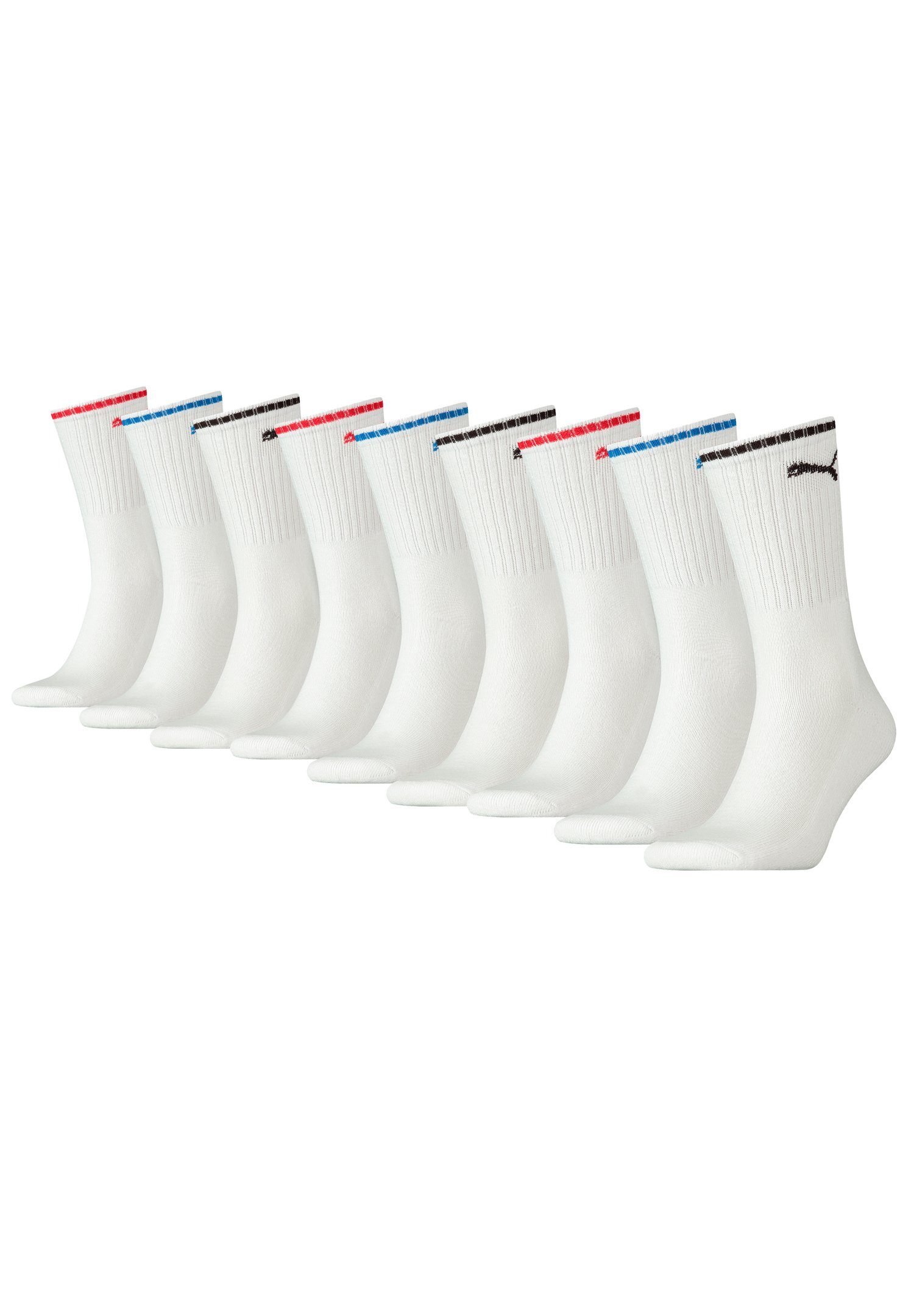 PUMA Носки CREW SOCK STRIPE 9 Paar (Spar-Pack, 9-Paar, 9er-Pack)