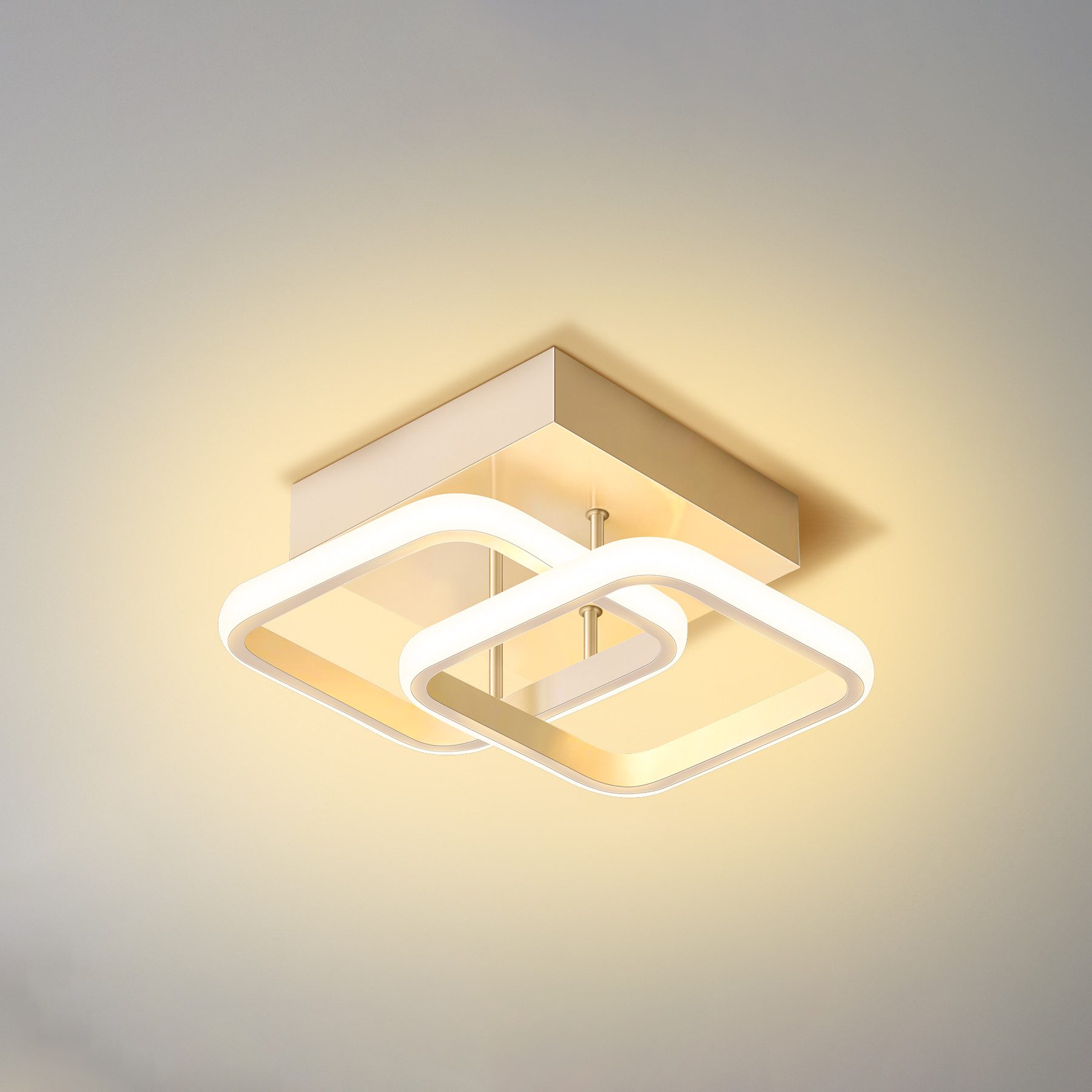 Senmudi LED Deckenleuchte Deckenlampe,Modern deckenleuchte,28cm,12W, 6000K, günstig online kaufen