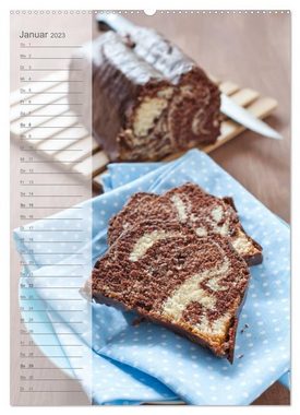 CALVENDO Wandkalender Gebäck und Kuchen Küchenplaner (Premium, hochwertiger DIN A2 Wandkalender 2023, Kunstdruck in Hochglanz)
