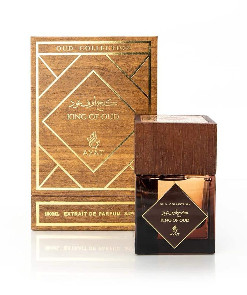 Ayat Perfumes Eau de Parfum King Of Oud – Oud Collection – 100ml Extrait de Parfum –