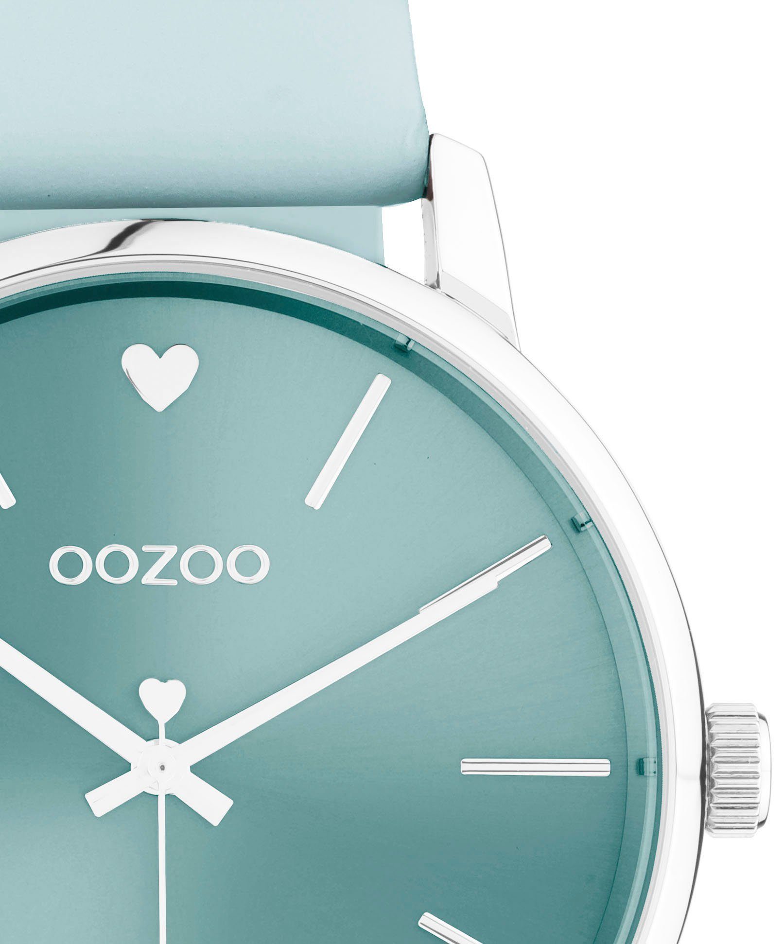 OOZOO Quarzuhr C10985, Armbanduhr, Damenuhr, Lederarmband günstig online kaufen