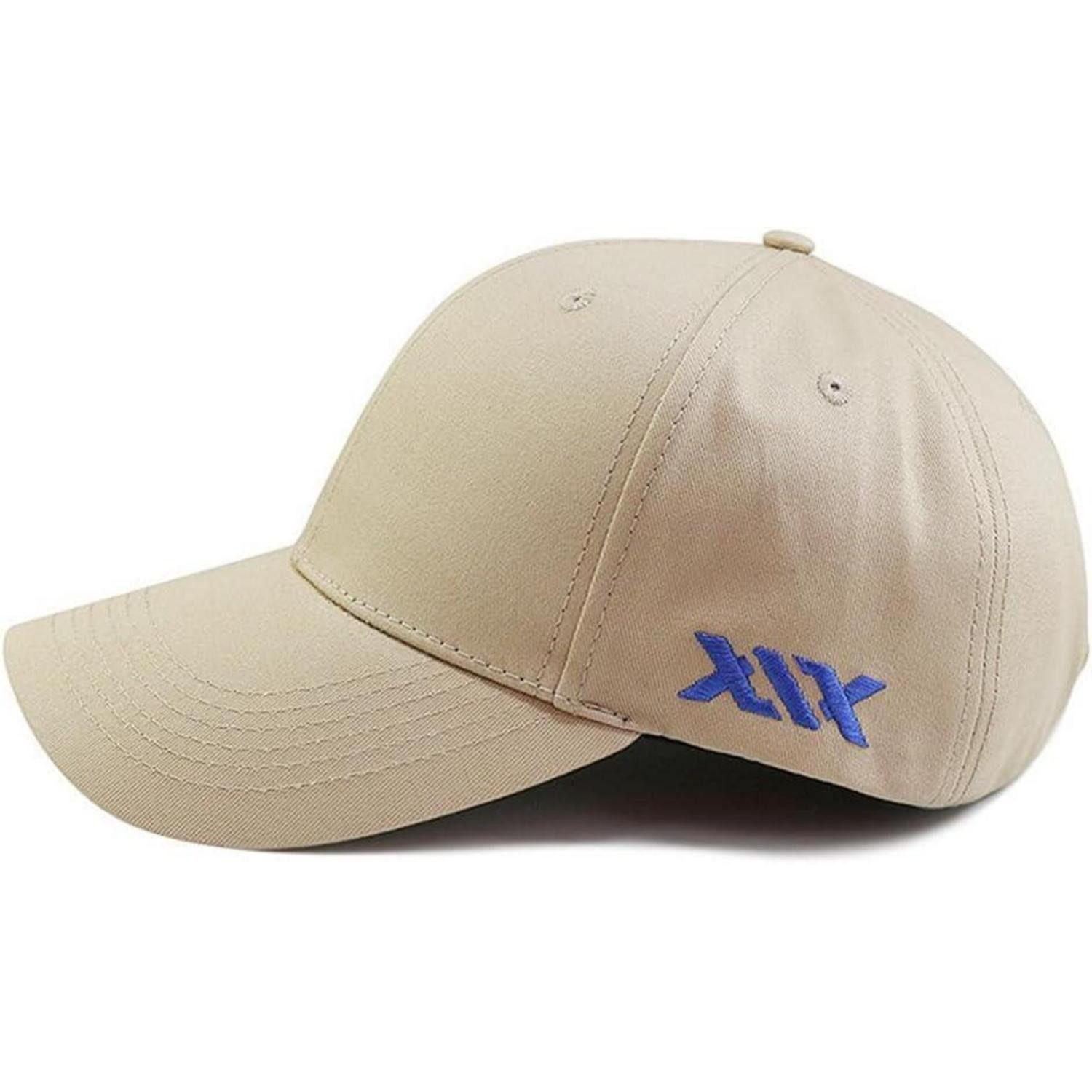 LuxusKollektion Baseball Cap Basecap Herren Baumwolle Größenverstellbar Kopfumfang XXL 1 Beige