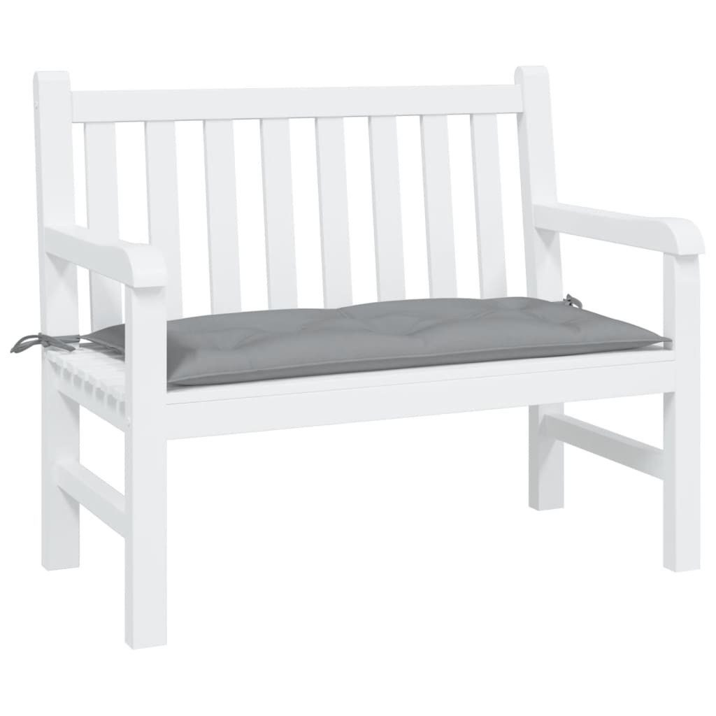 vidaXL Sitzauflage Gartenbank-Auflage Grau 110x50x7 cm günstig online kaufen
