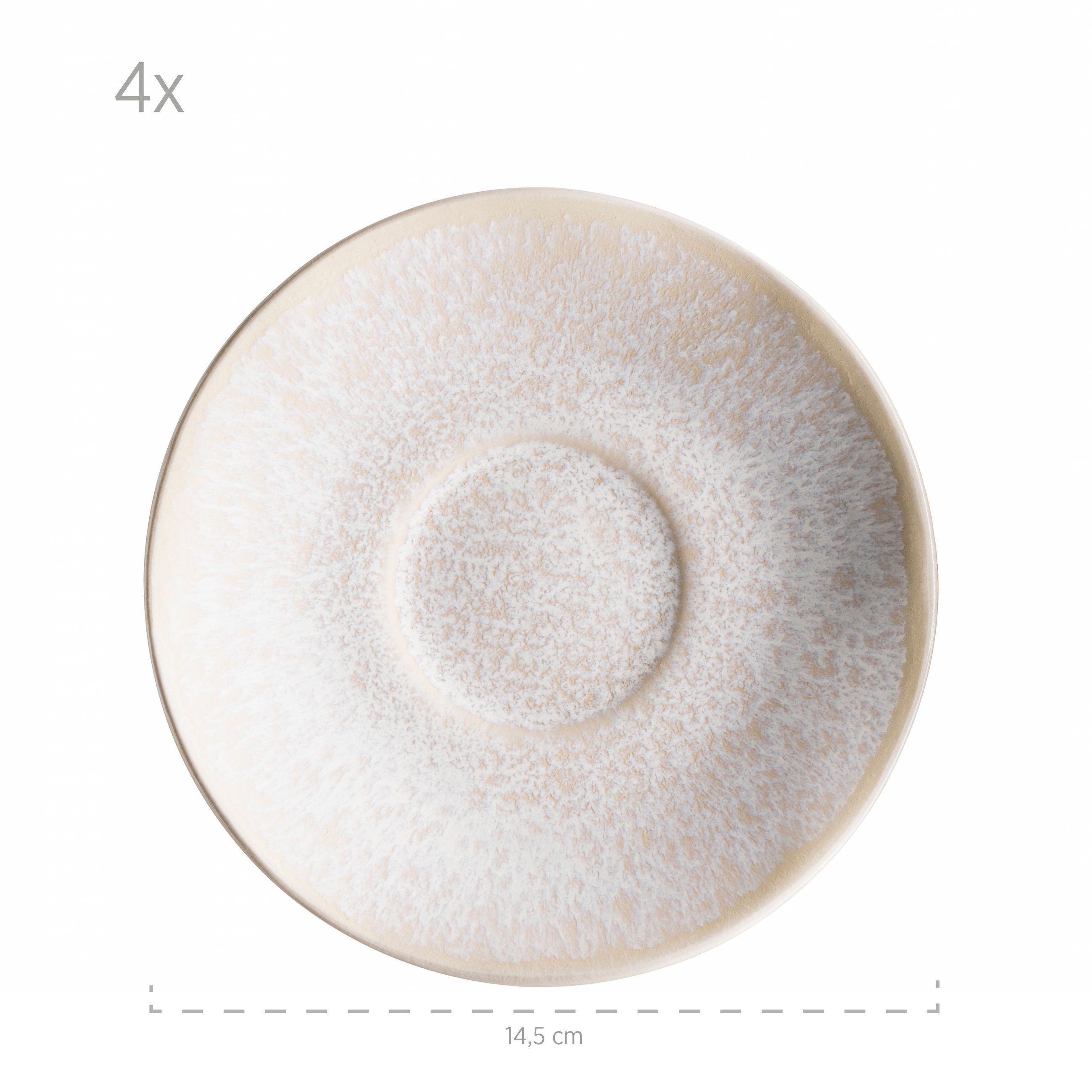 MÄSER Tasse Frozen, 8-tlg., Steinzeug