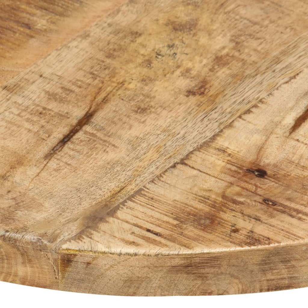 furnicato Tischplatte Runde Vollholz 50 cm Durchmesser, 25-27 mm Stärke, (1 St)
