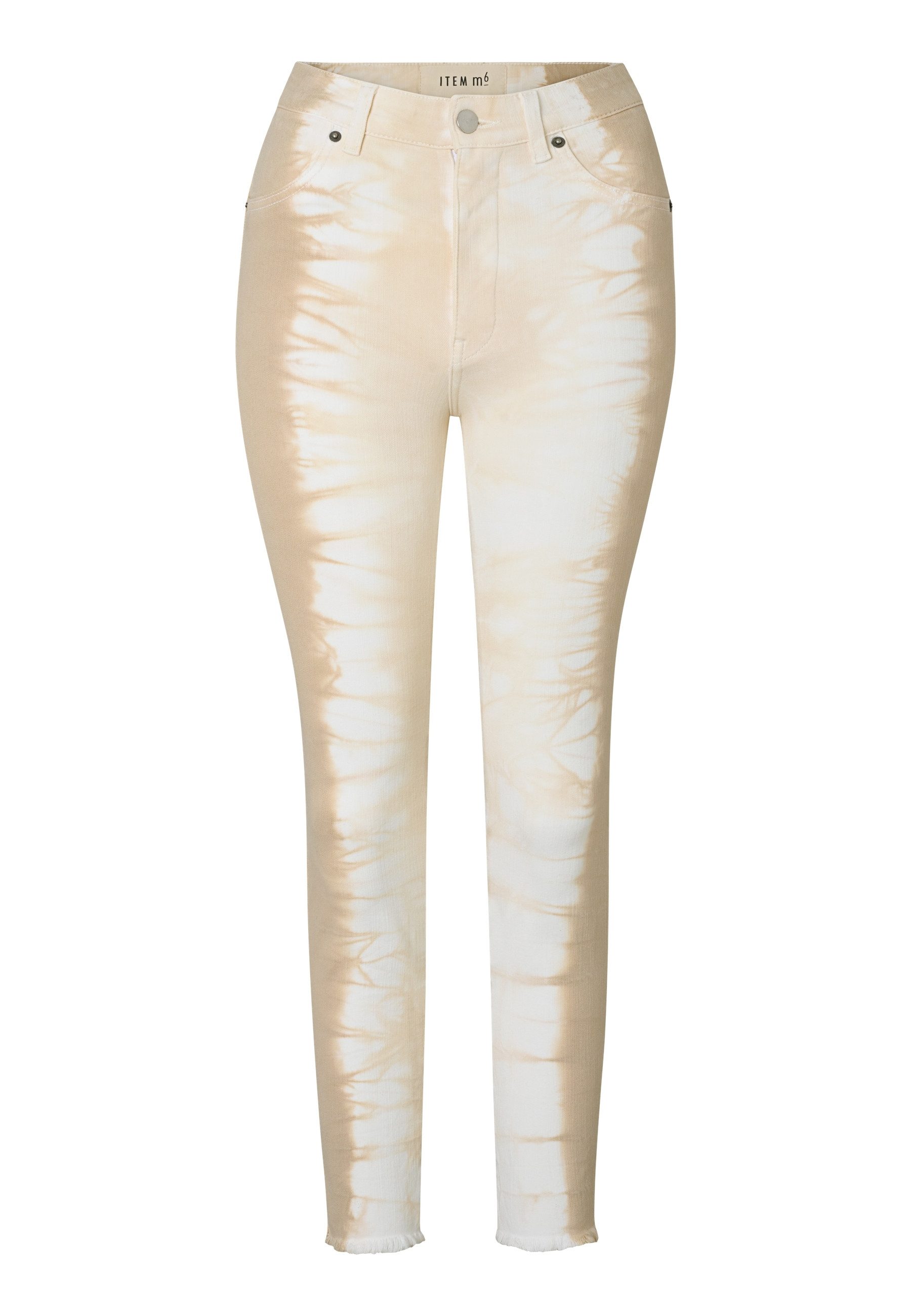 ITEM m6 Relaxhose Cropped High Rise Shape-Technologie, Po-Lifting, Fransensaum, casual bis elegant