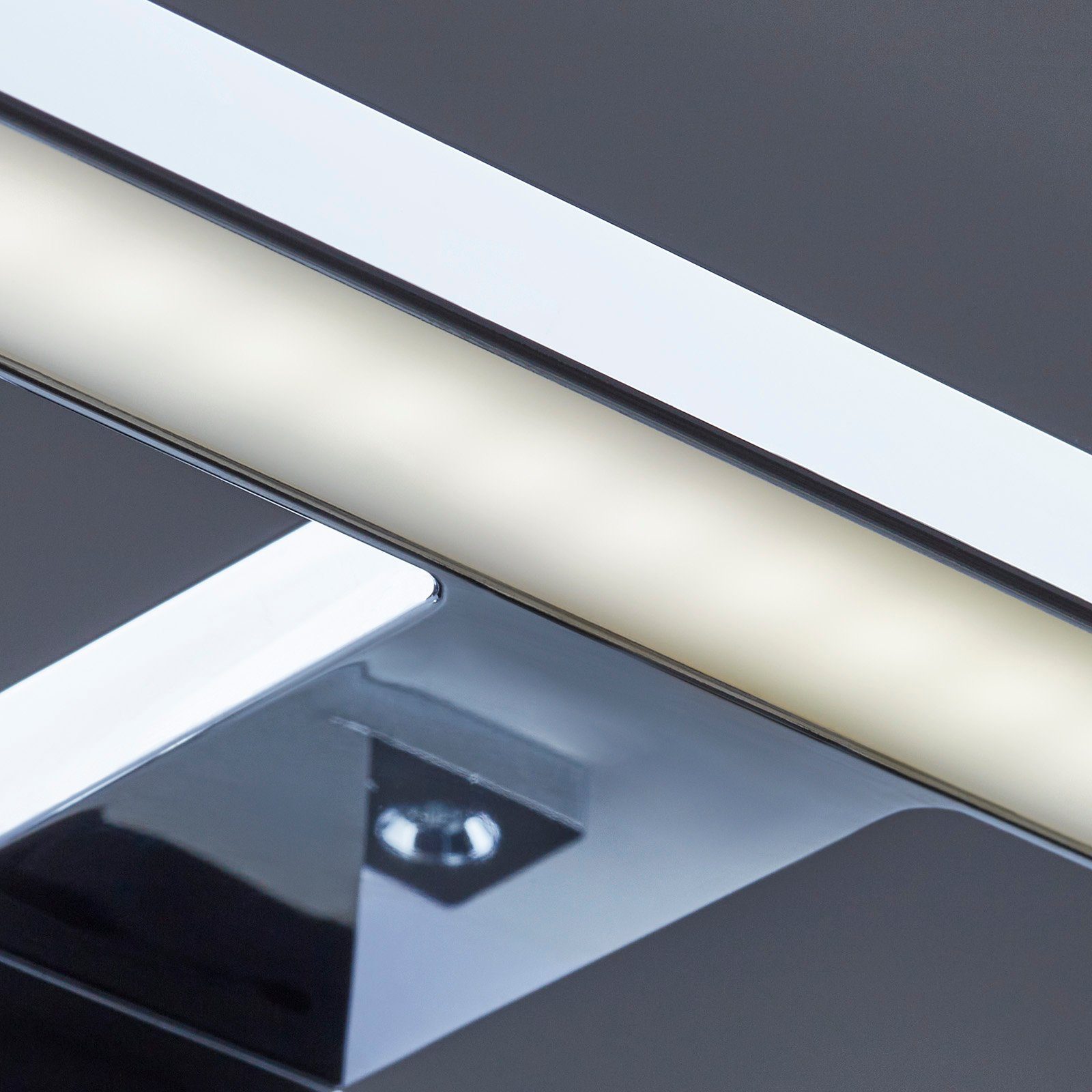 SO-TECH® LED Spiegelleuchte Aufbauleuchte SKY Schrankleuchte fürs Bad Hohe Lichtleistung, LED fest integriert, Neutralweiß, Länge 300 mm 230V / 5W chrom poliert – Bild 5 von 5