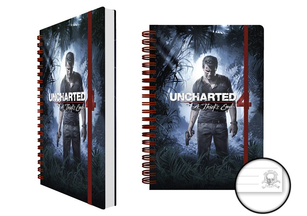 Notizbuch Uncharted 4 - Premium Notizbücher - Cover