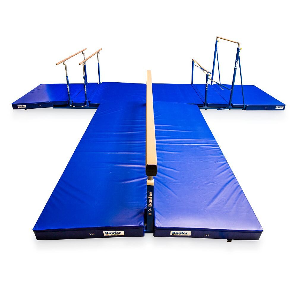 Bänfer Niedersprungmatte Niedersprungmatte Schwebebalken, klappbar, Passend für den Bänfer Schwebebalken "Exklusiv-Microswing"