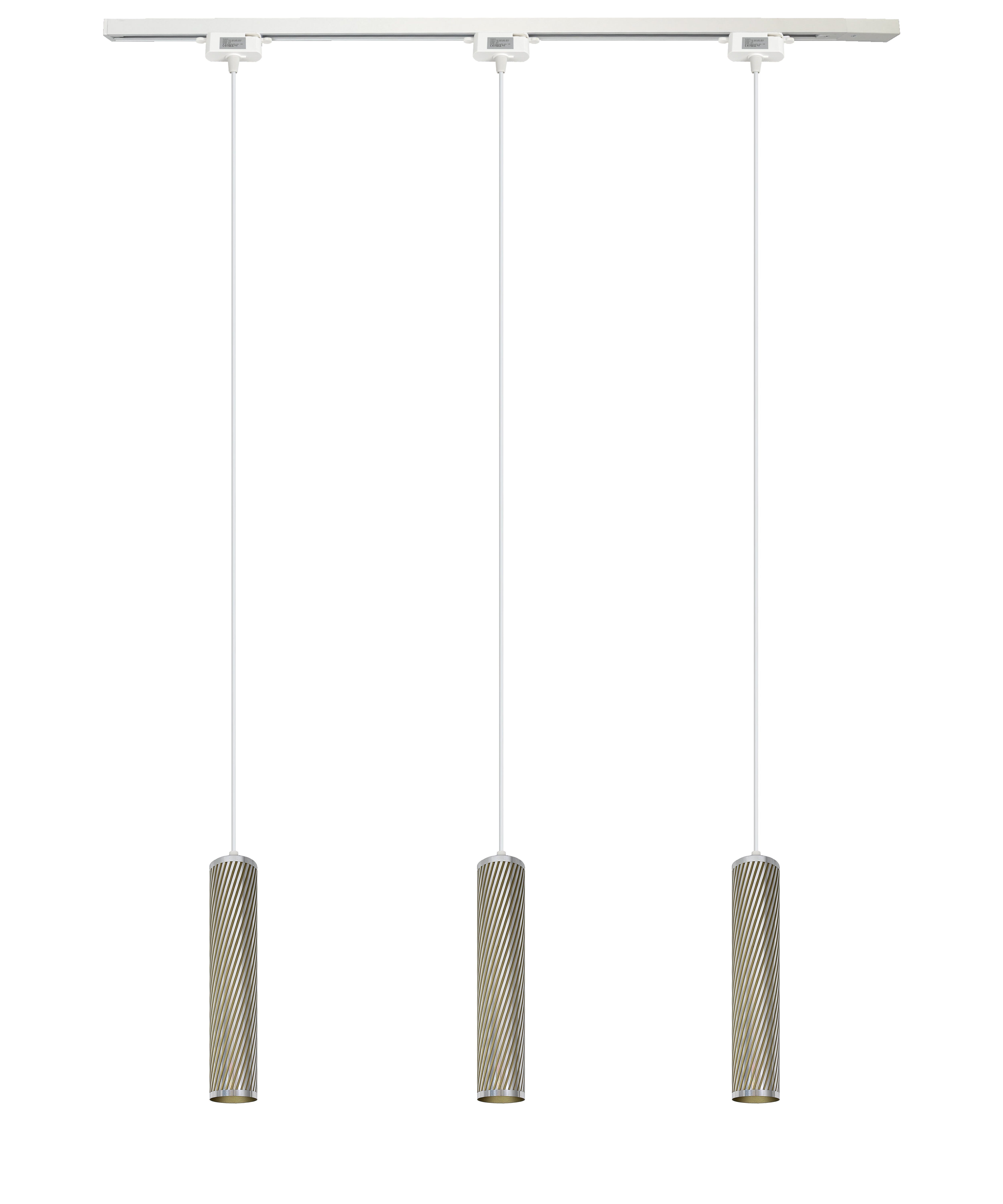 BlueLeon Schienensystem-Sets BL-2WT Schienensystem 3x Hängeleuchte günstig online kaufen