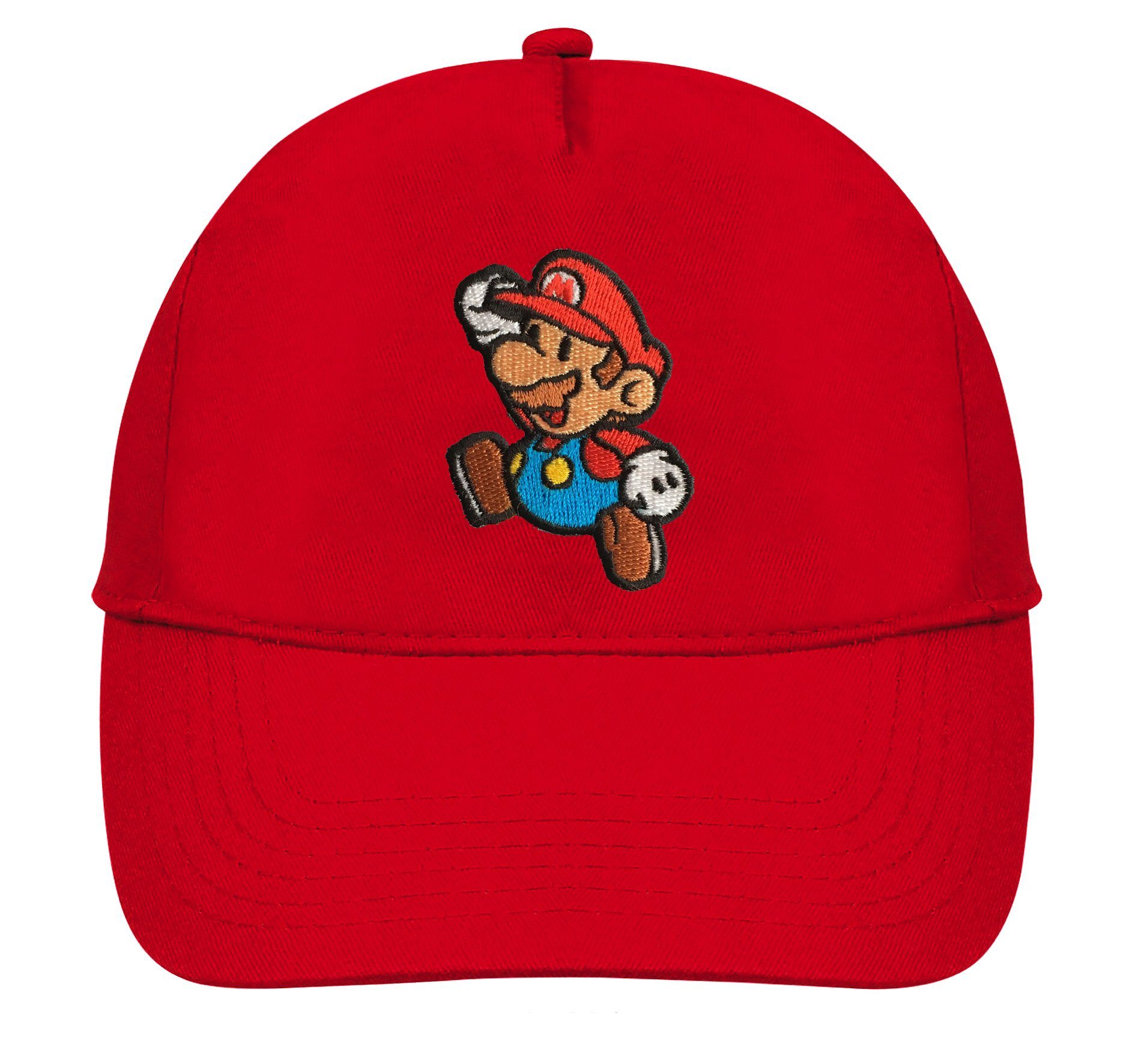 Baseball Designz Stickerei Mario mit Kinder Cap modischer Cap Logo Youth Rot