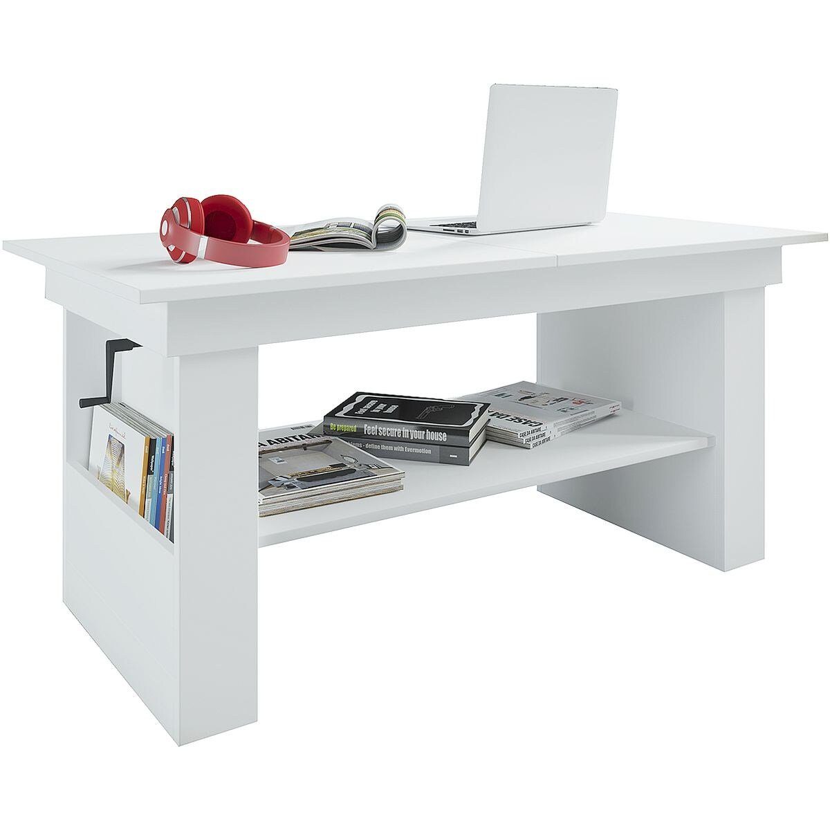 VCM - my home Couchtisch Kobila, Breite ausziehbar 115 - 157 cm, höhenverstellbar 52,5 - 59 cm