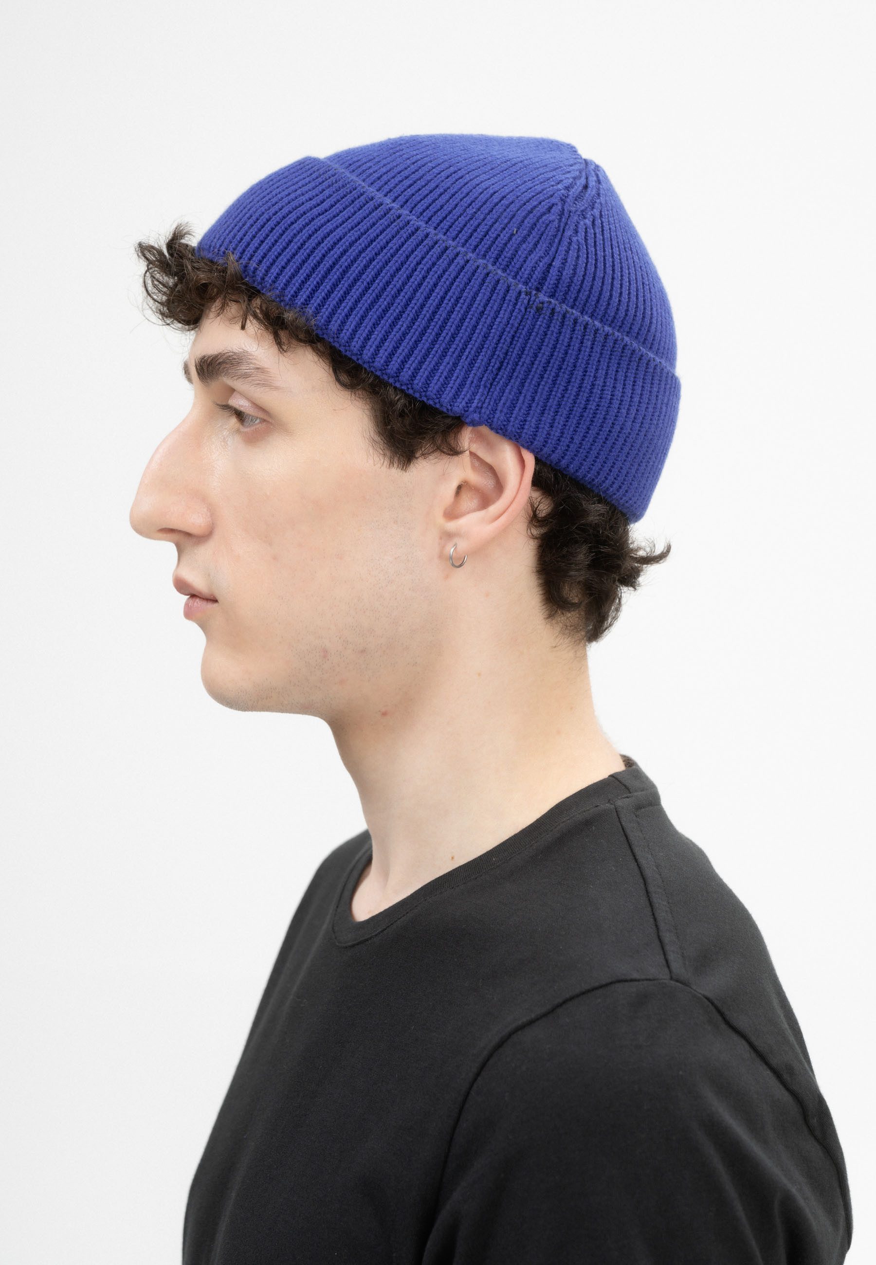 MELA Strickmütze Kurze Rippstrick Mütze Style RAFI günstig online kaufen