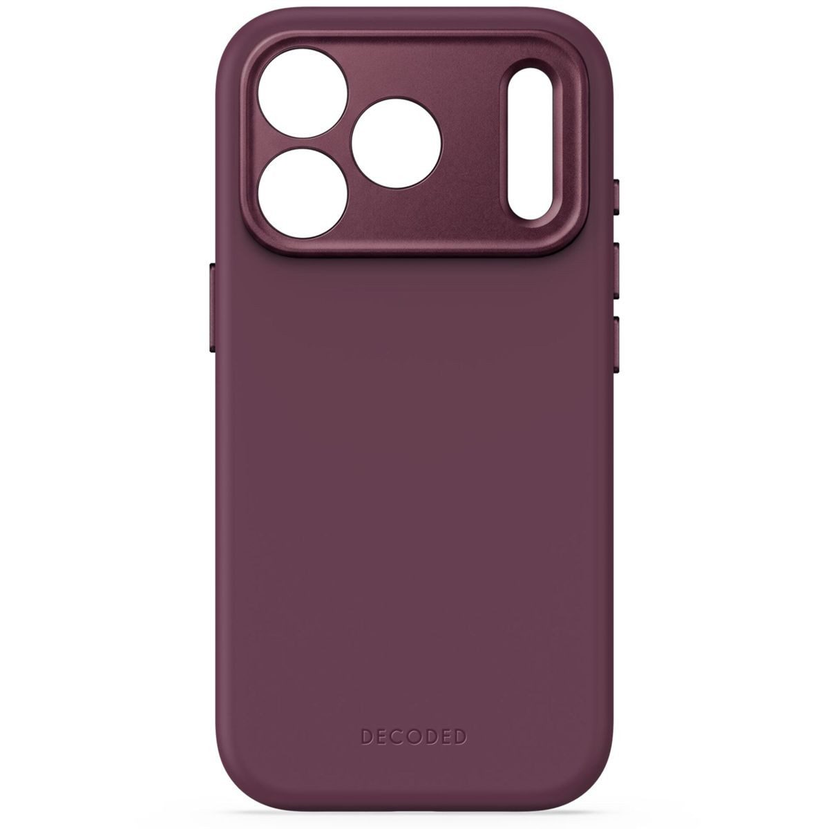 DECODED Smartphone-Hülle Silicone Backc. iPhone 18 Pro Max Plum