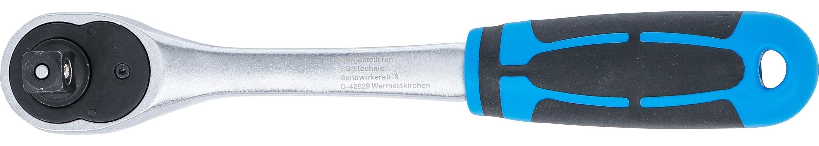 Abtrieb Umschaltknarre feinverzahnt, mm BGS (1/2) technic Umschaltknarre, Außenvierkant 12,5