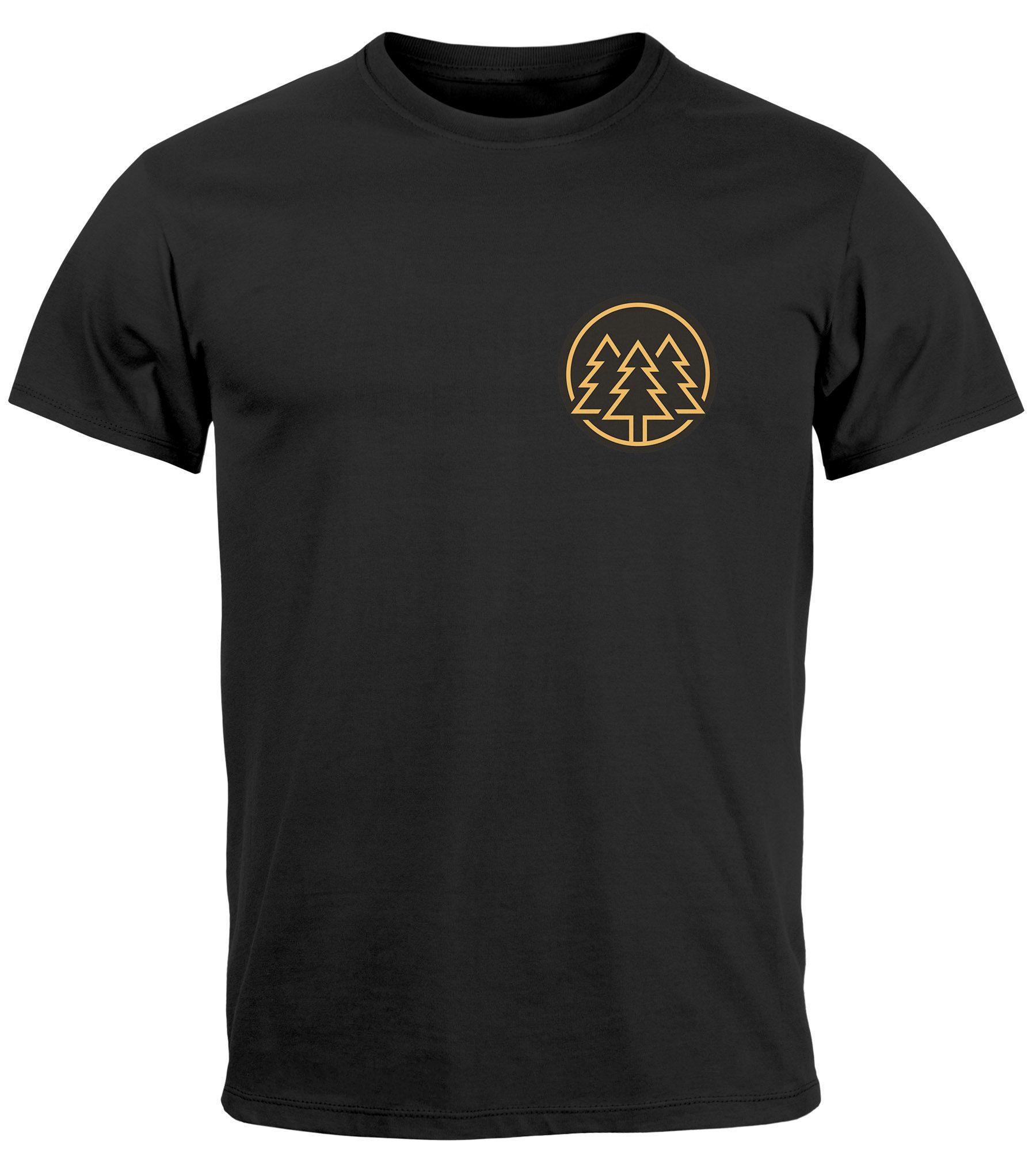 Neverless Print-Shirt Herren T-Shirt Print Logo günstig online kaufen