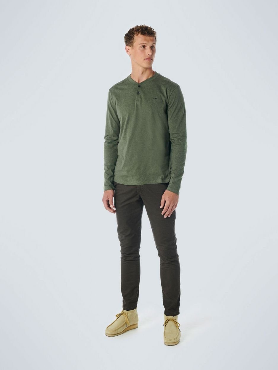 NO EXCESS Langarmshirt dark green