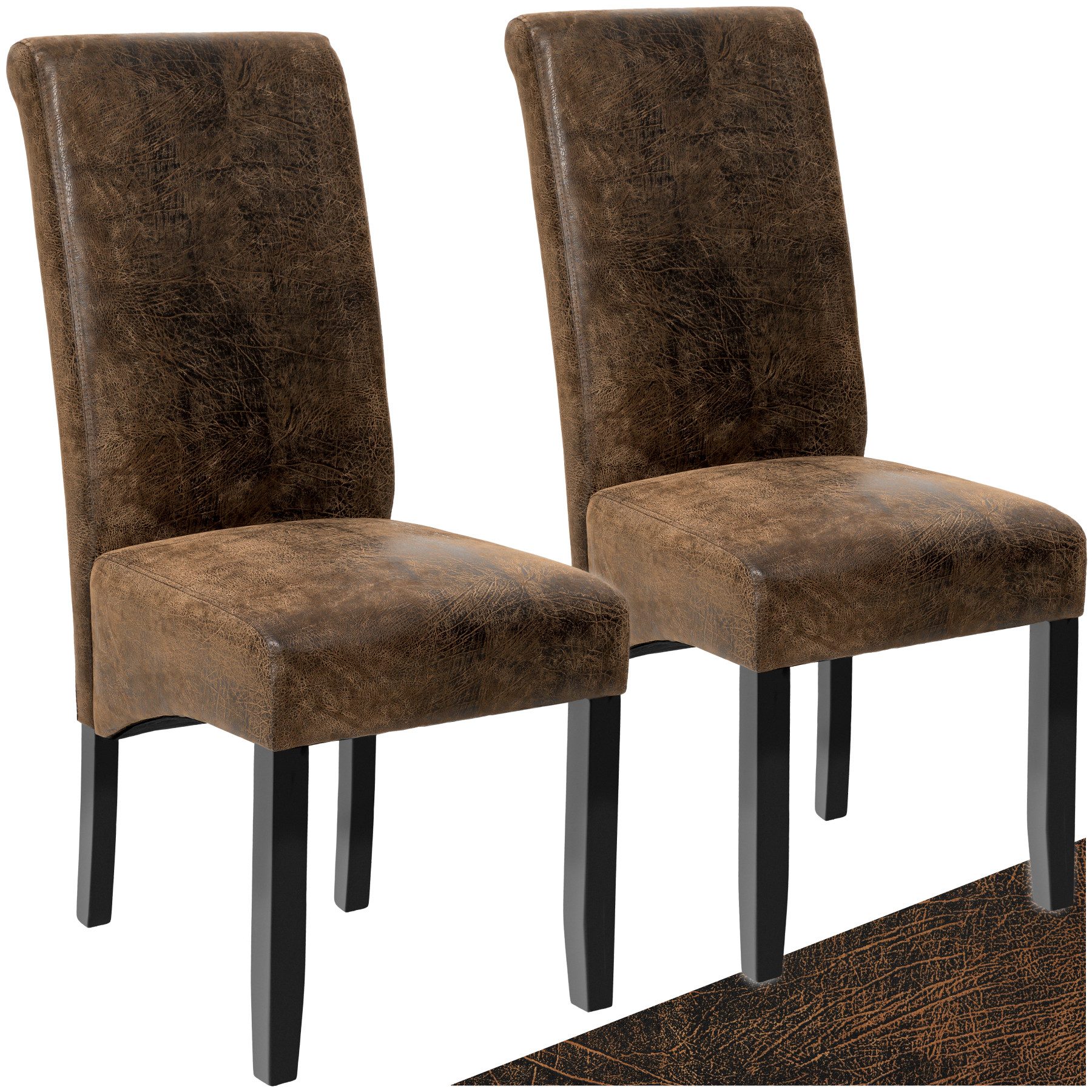 tectake Esszimmerstuhl (Set, 2 St), Ergonomische günstig online kaufen