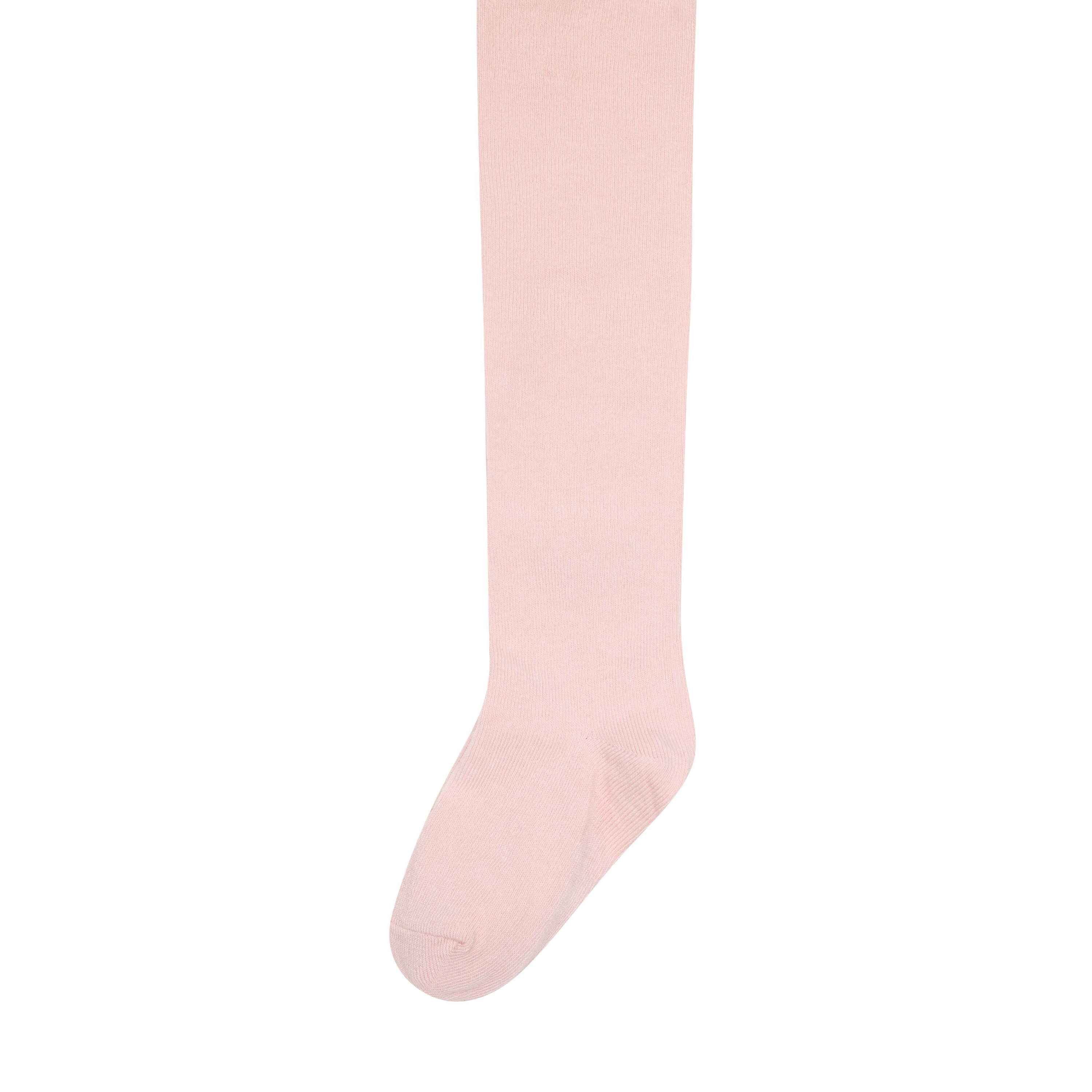Strumphosen Steiff Strickstrumpfhose Pink GOTS + Socken Silver Strumpfhosen