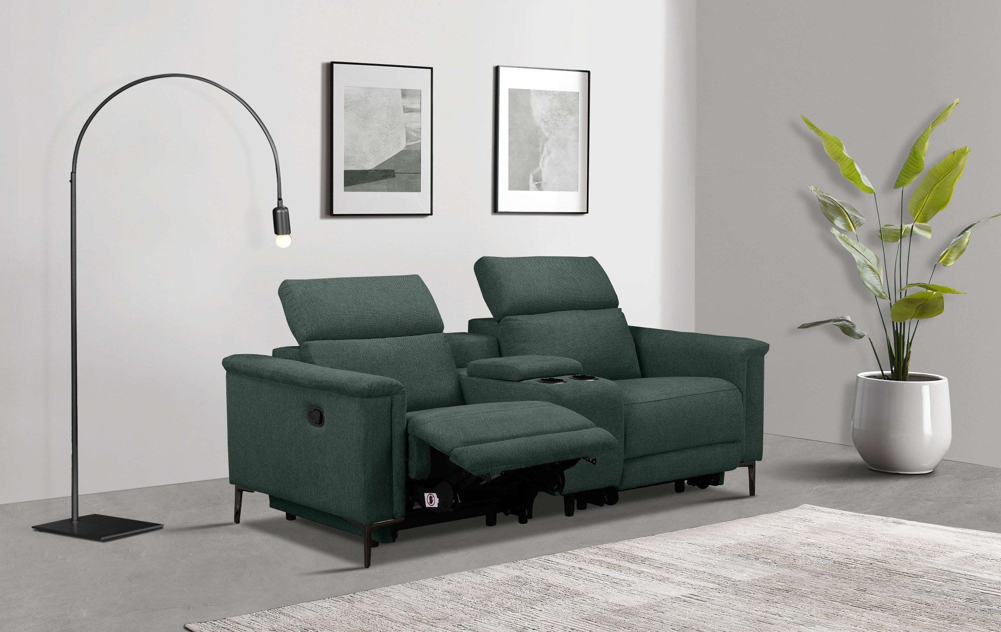 Home affaire 2-Sitzer Lund, 2er-Kinosofa, TV-Sessel, günstig online kaufen