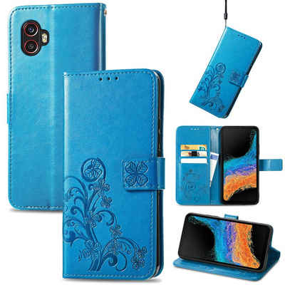 König Design Handyhülle Samsung Galaxy Xcover 6 Pro, Schutzhülle Schutztasche Case Cover Etuis Wallet Klapptasche Bookstyle