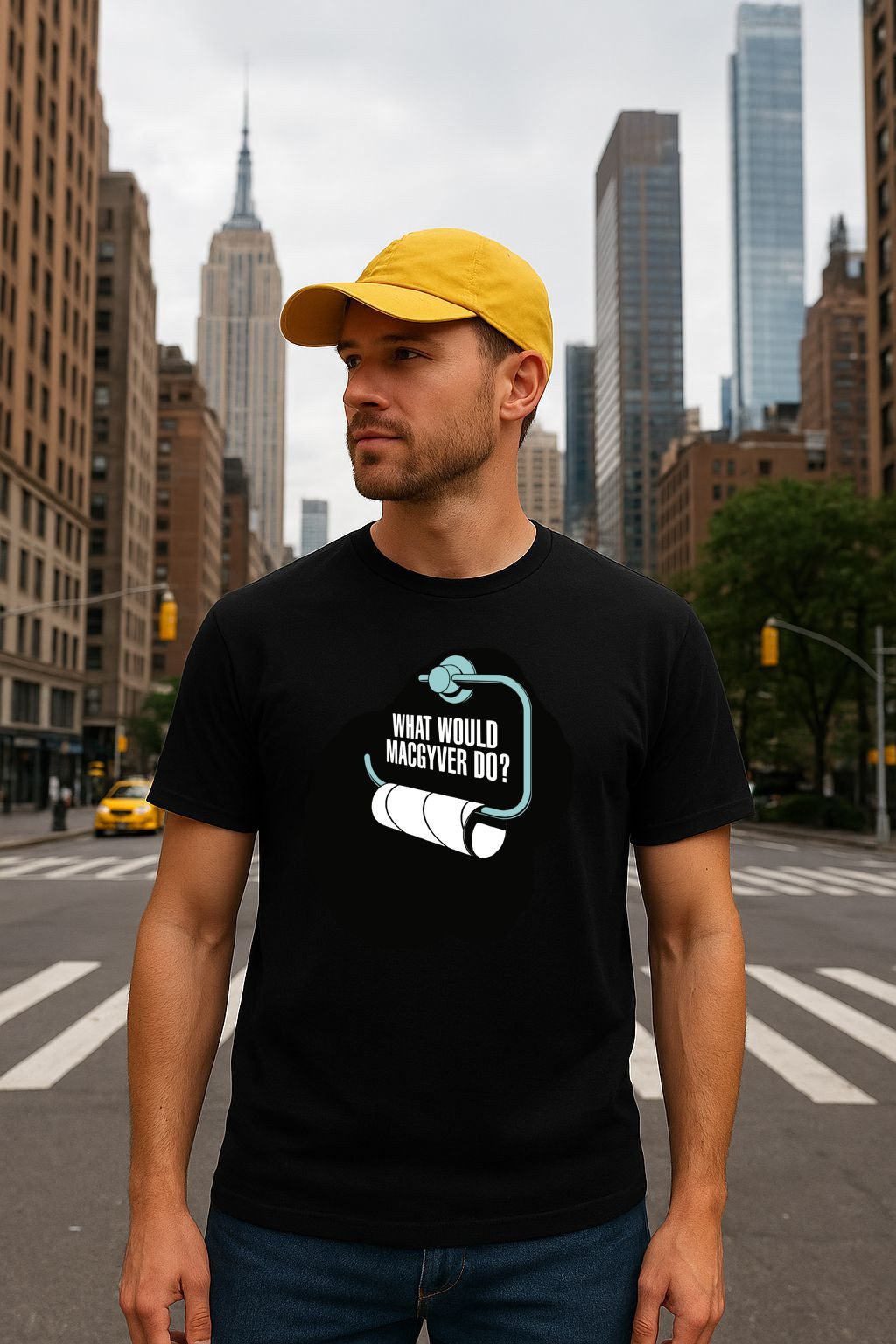 coole-fun-t-shirts Print-Shirt What would MAC GYVER DO ? T-Shirt Herren Klorolle S - 5XL What would Mac Gyver Do ? Herren Funshirt