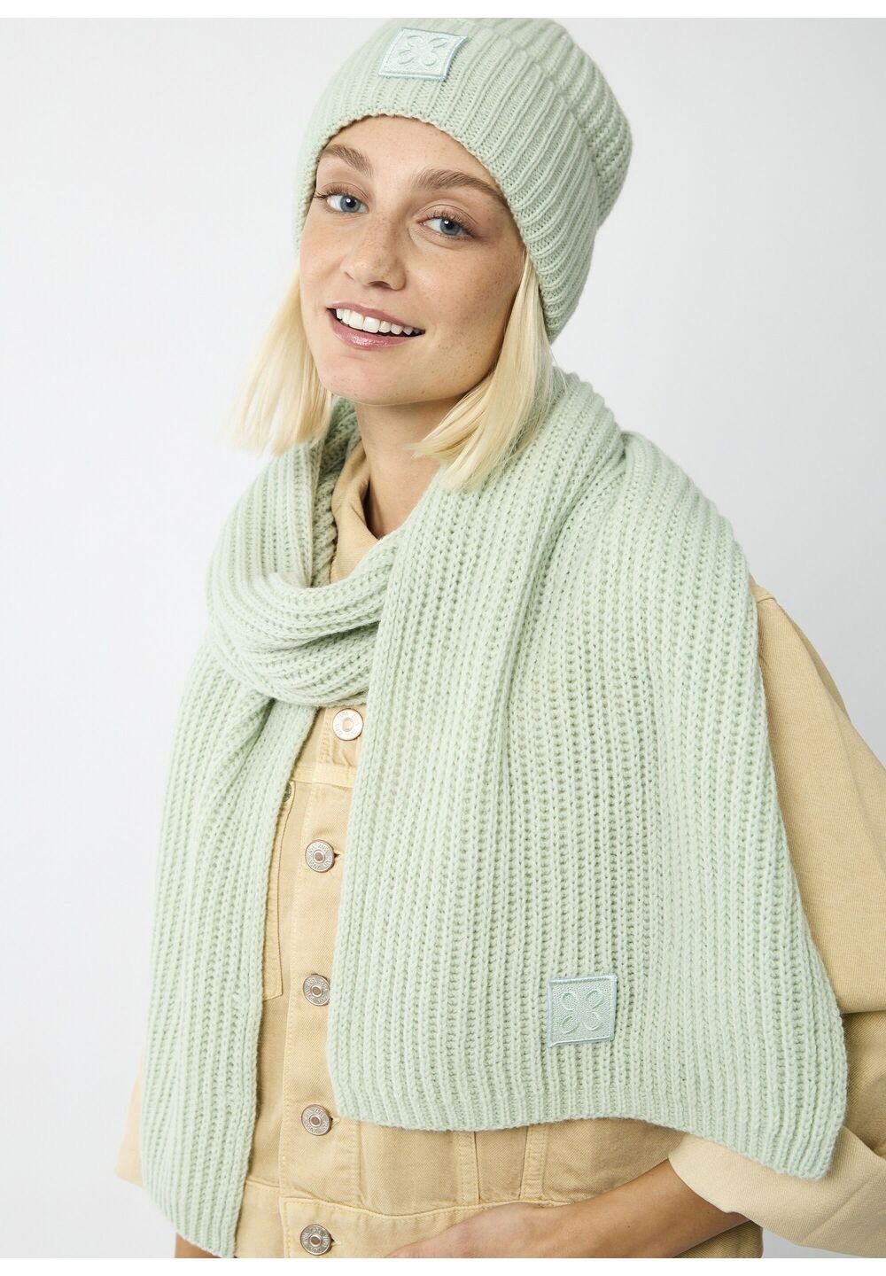 Codello Strickschal Codello Damen Schal Rippstrick in verschiedenen Farben, Softweicher Rippenstrick