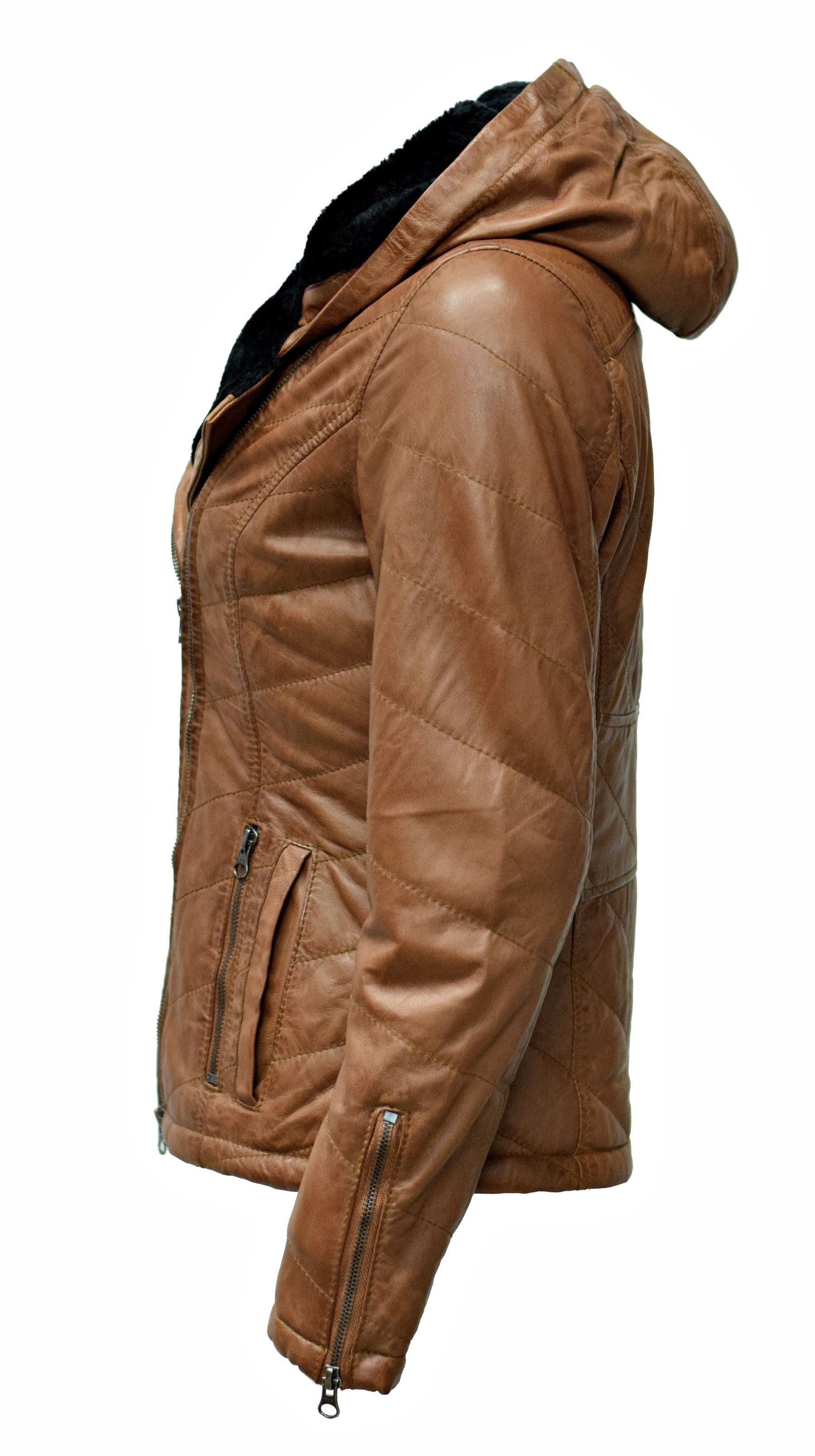 Zimmert Leather Lederjacke Britney Stepp-Lederjacke weichem günstig online kaufen