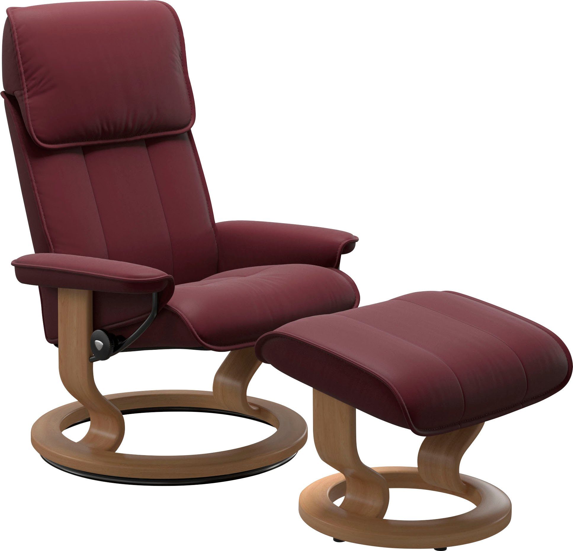 Stressless® Fußhocker Admiral, mit Classic Base, Gestell Eiche