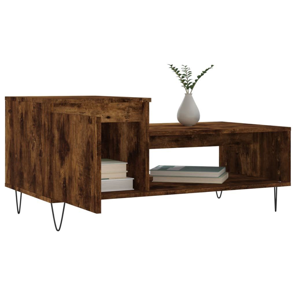 cm (1-St) Räuchereiche Räuchereiche | Couchtisch vidaXL Räuchereiche Holzwerkstoff 100x50x45 Couchtisch