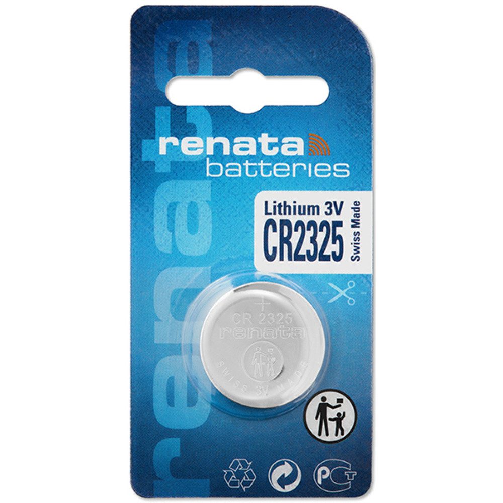 Renata Renata Knopfzelle CR 2325 3 V 1 St. 190 mAh Lithium Knopfzelle, (3.00 V)