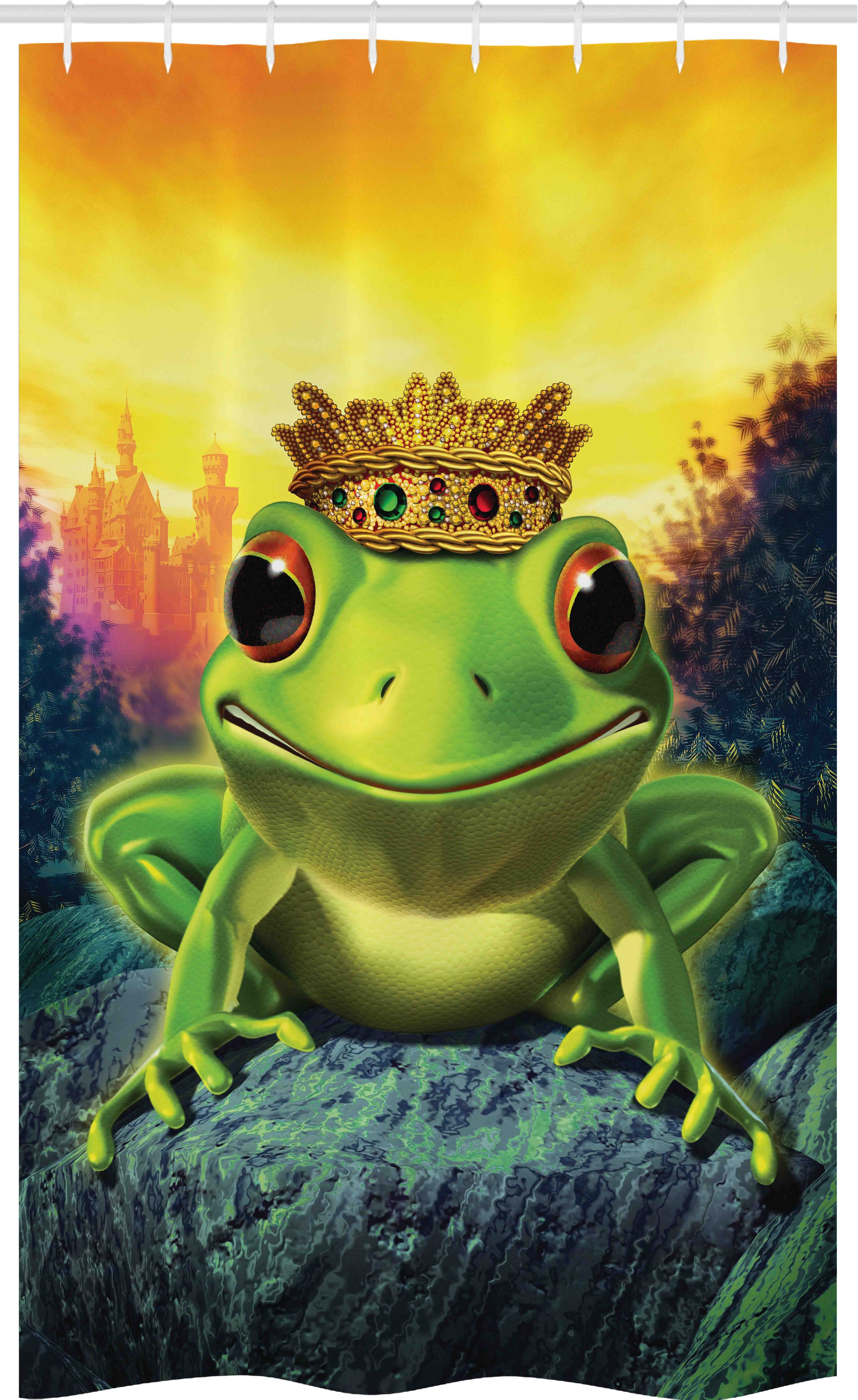 Abakuhaus Duschvorhang Badezimmer Deko Set aus Stoff mit Haken Breite 120 c günstig online kaufen