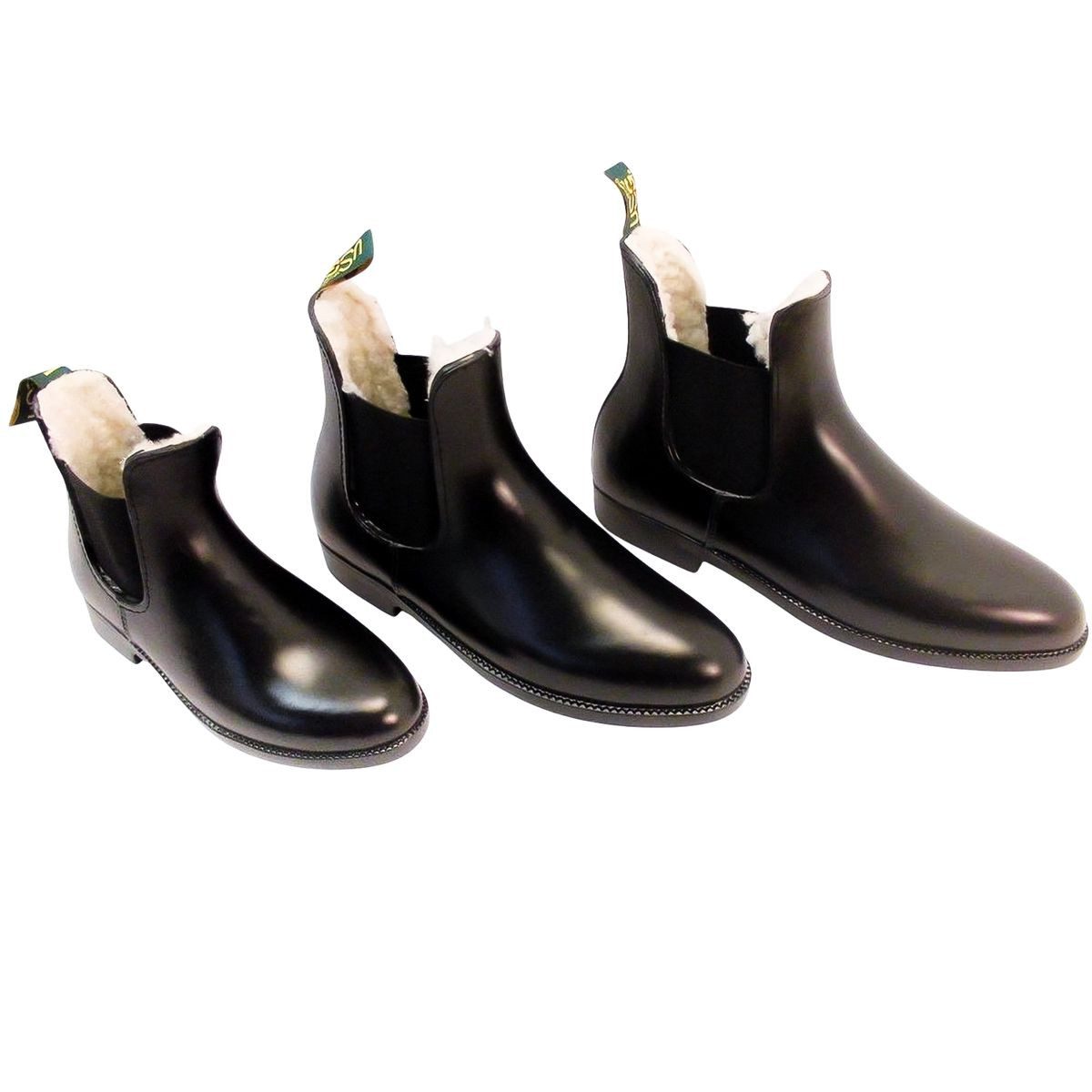 USG Reitstiefel gefütterte Stiefelette Stiefel Pro Ride Winter Reitschuhe Reitstiefelette (2-tlg) mit elastischen Einsätzen