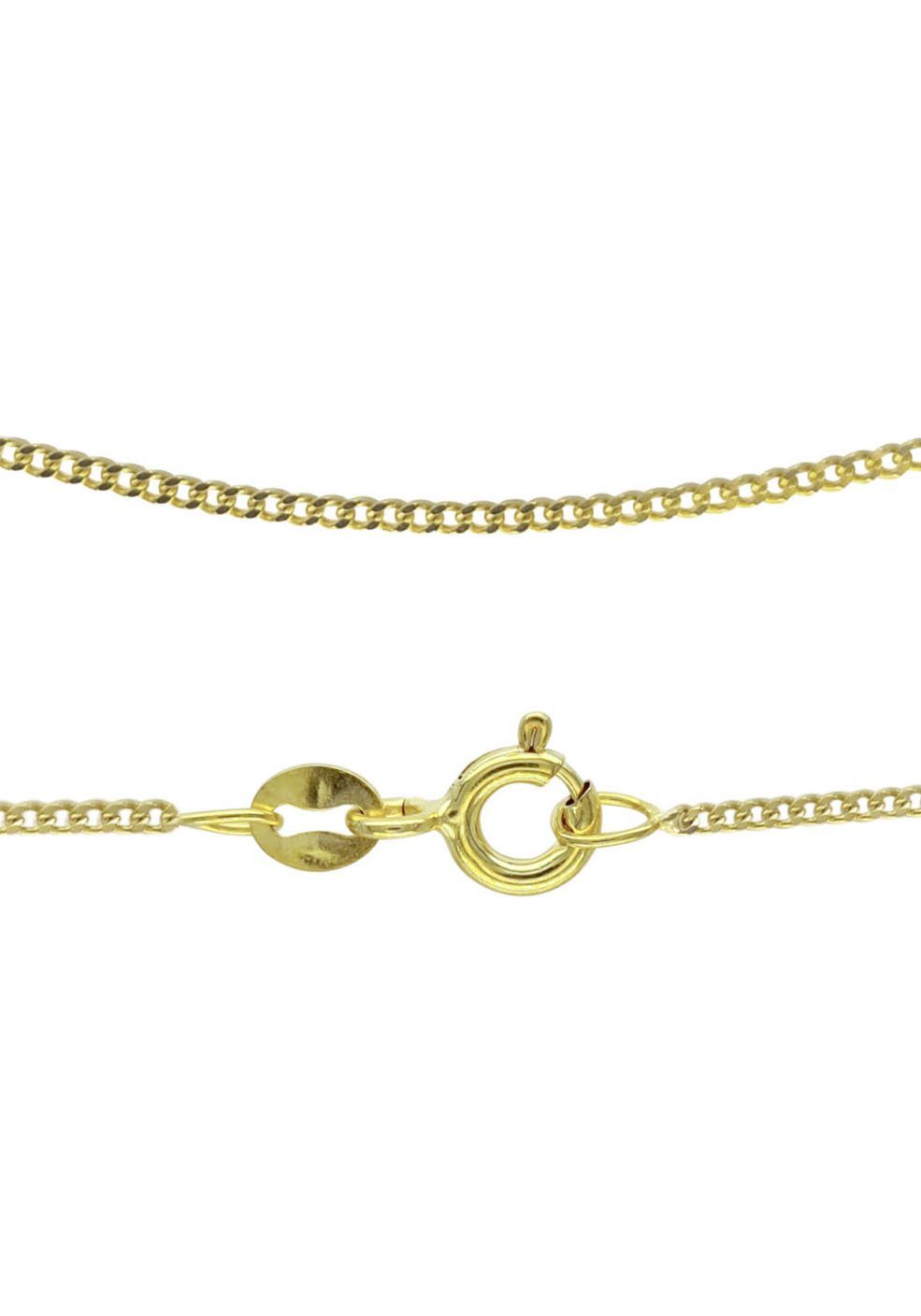 Panzerkette Schmuck Geschenk Gold 333 oder 585 Collierkette in mehreren Breiten