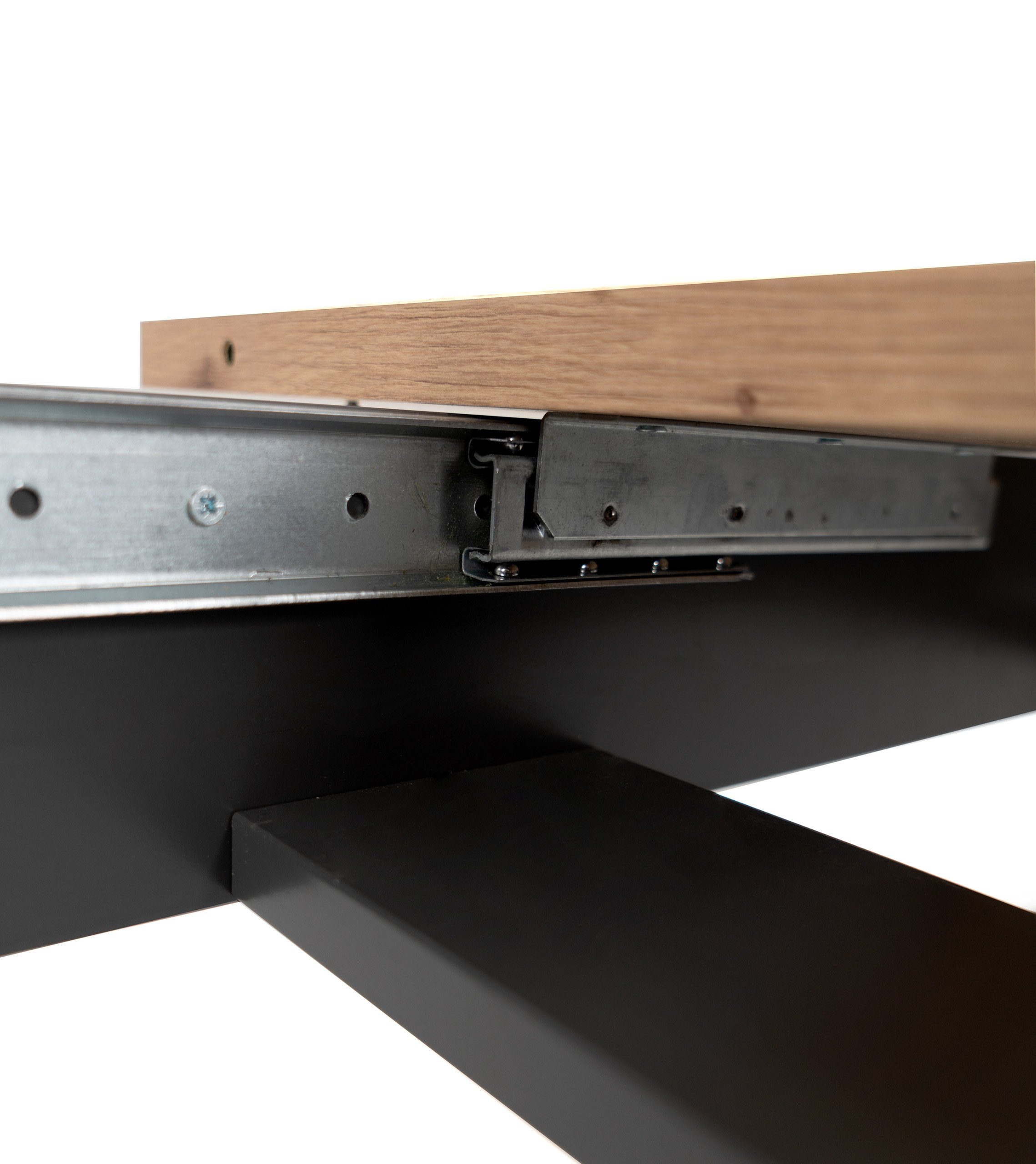 Newroom Esstisch, ausziehbar 160-200 cm Anthrazit inkl. Tischplatte Modern Sonoma Eiche