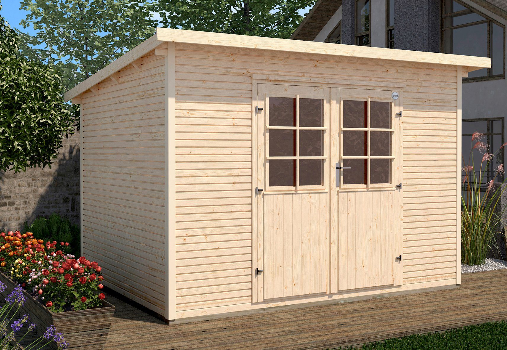 weka Gartenhaus 218 Gr.1, BxT: 260x277 cm