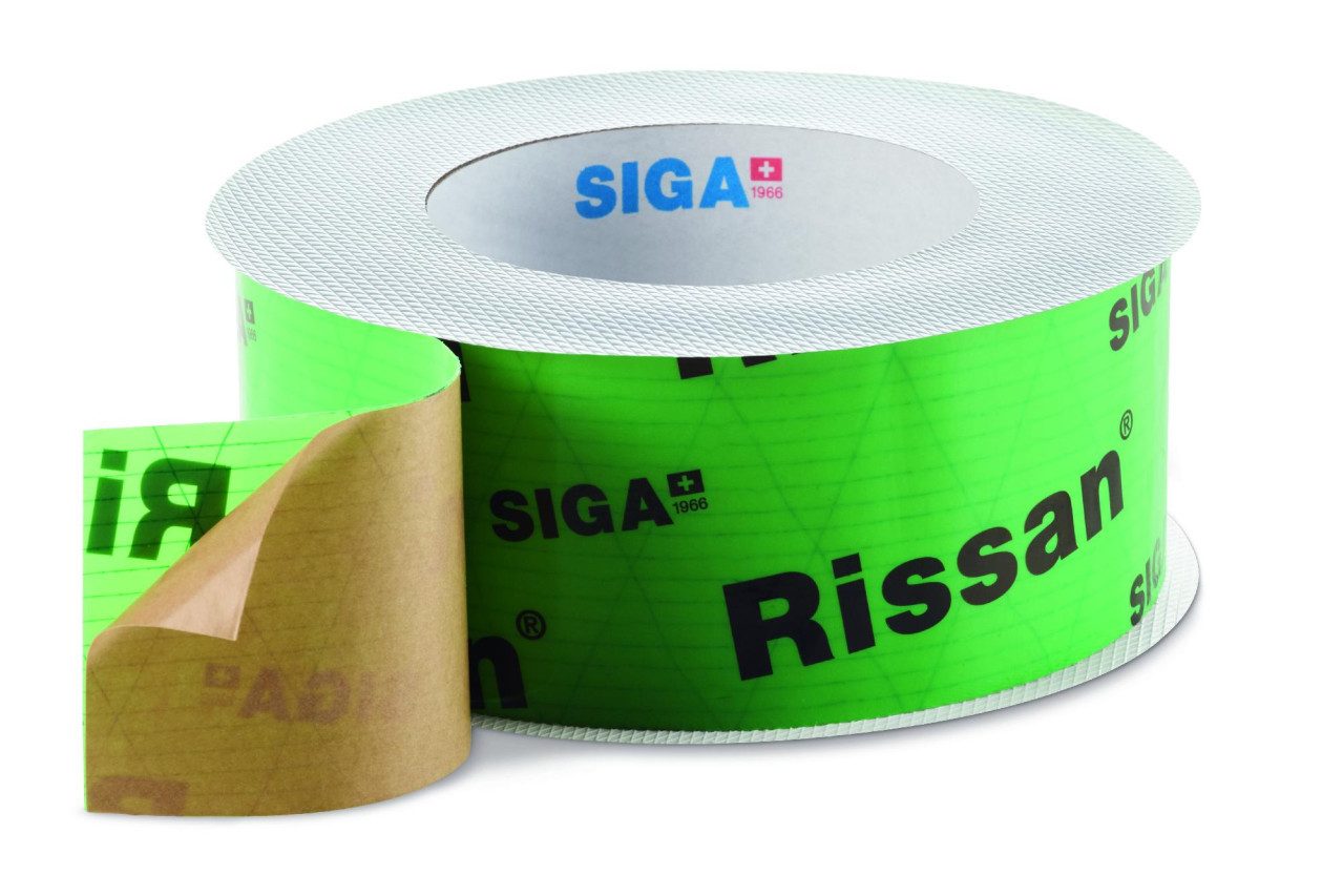 Montageband Siga Klebeband Rissan 25 m x 6 cm grün