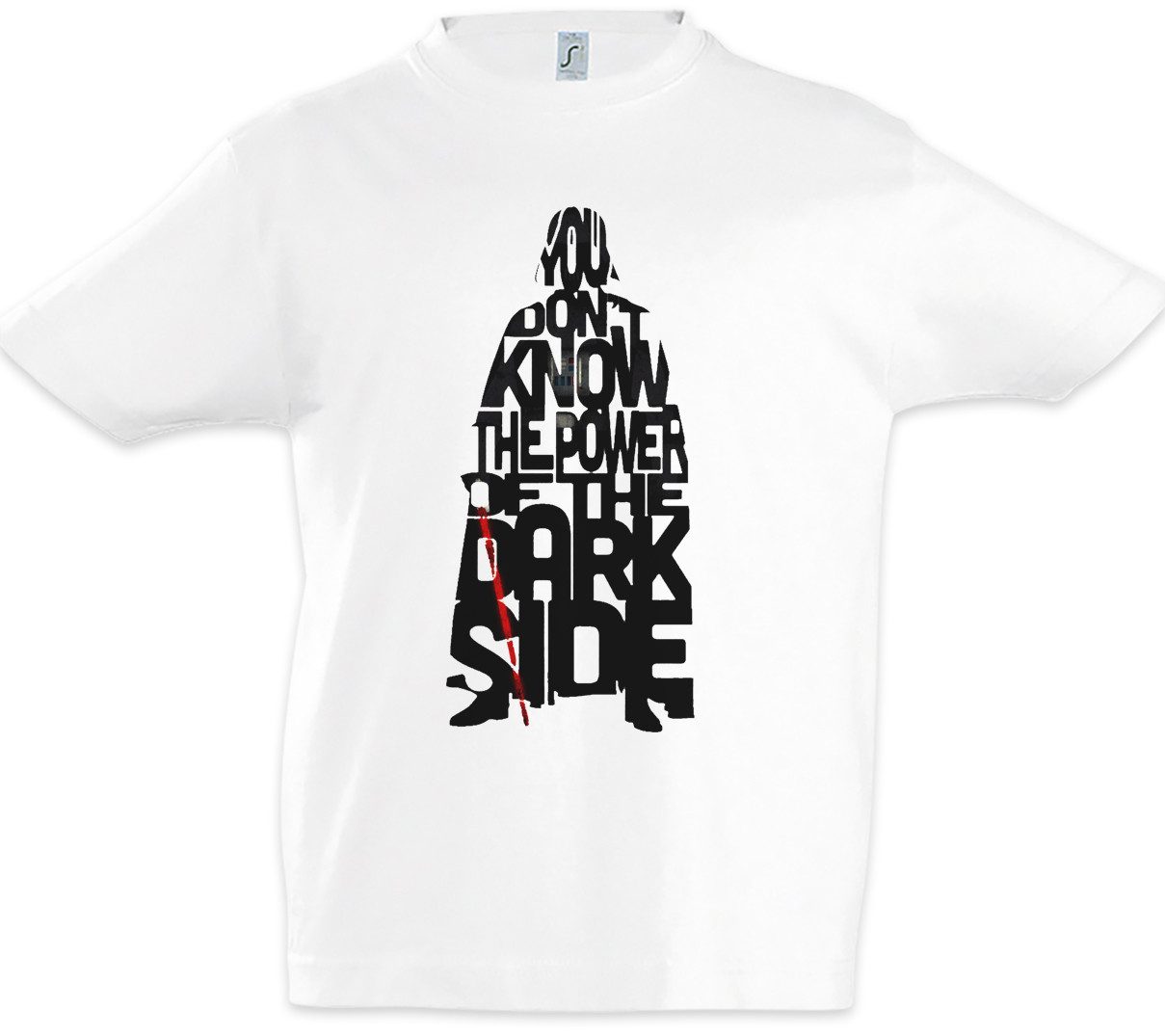 Print-Shirt The Power Of The Dark Side Kinder T-Shirt Star Sci-Fi Vader Dunkle