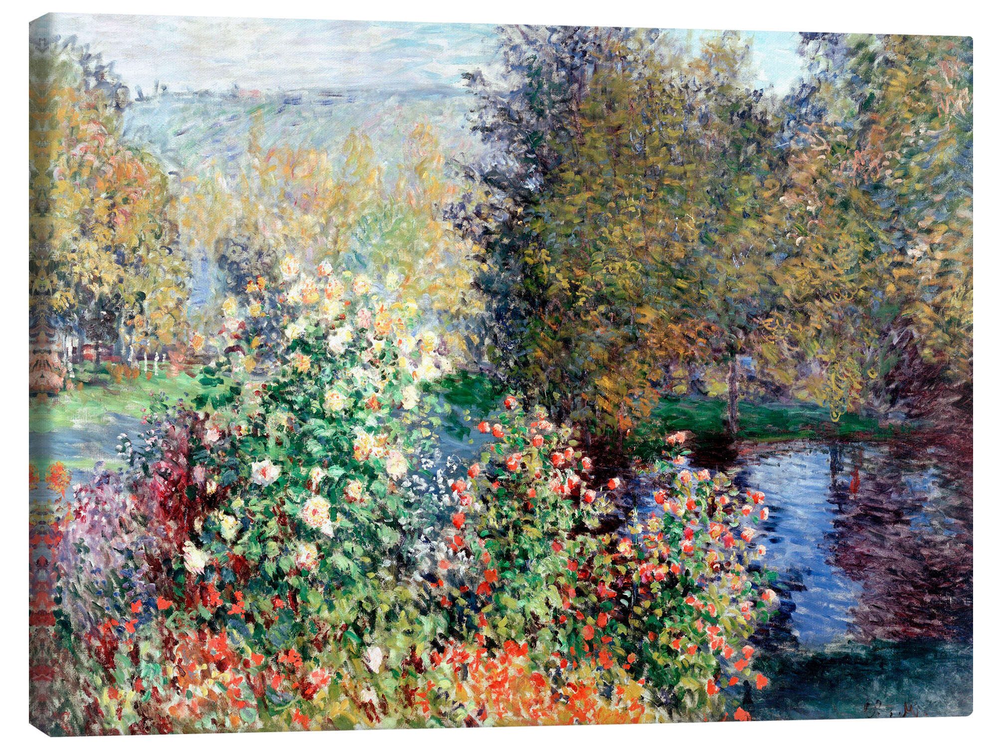Posterlounge Wandbild Stiller Winkel, Claude Monet, erhältlich als Poster, Leinwandbild, Wandsticker oder Acrylglasbild