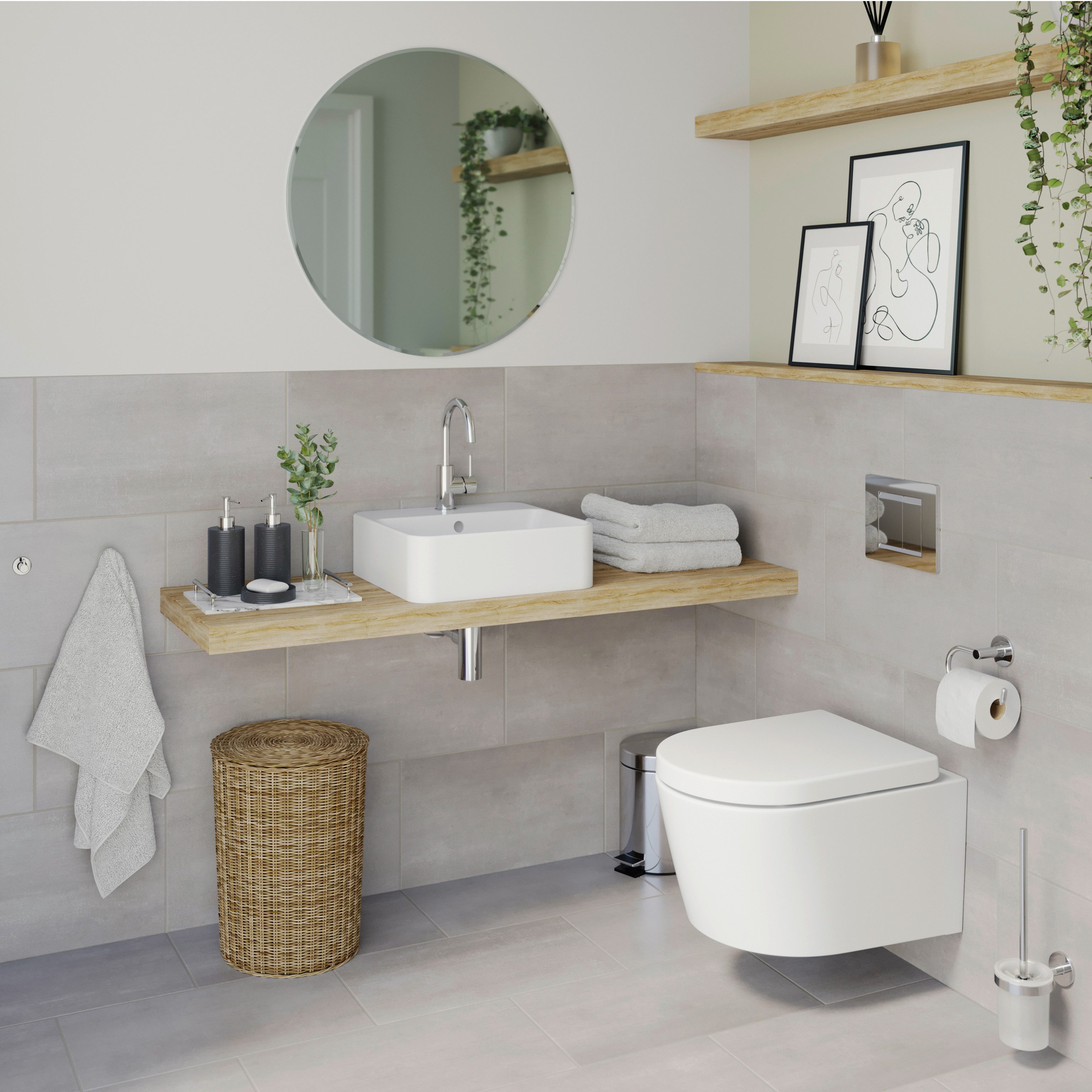 Lenz Badaccessoire-Set HYGGE, 4-teilig, Set mit günstig online kaufen