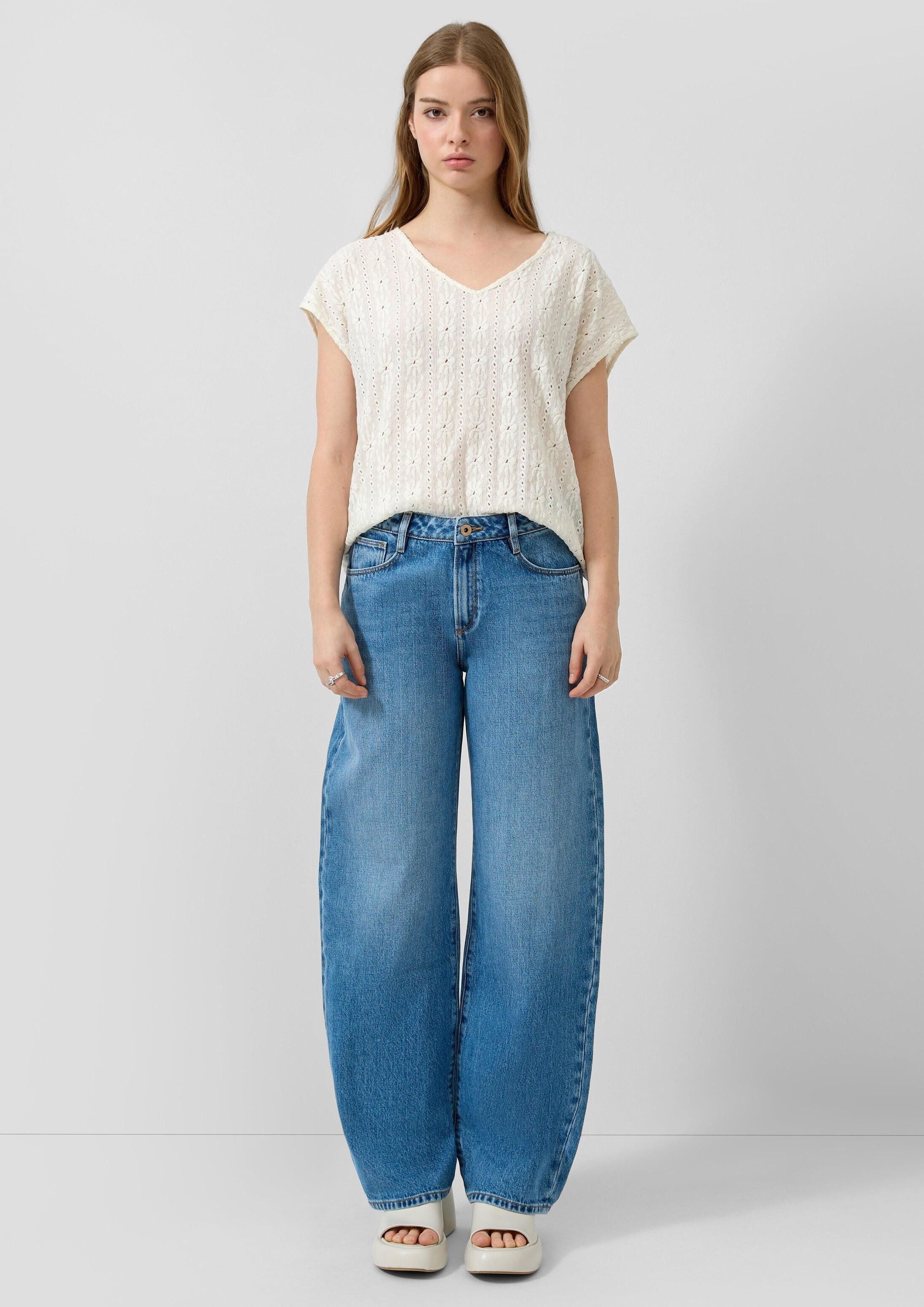 Weite Jeans Jeans-Hose