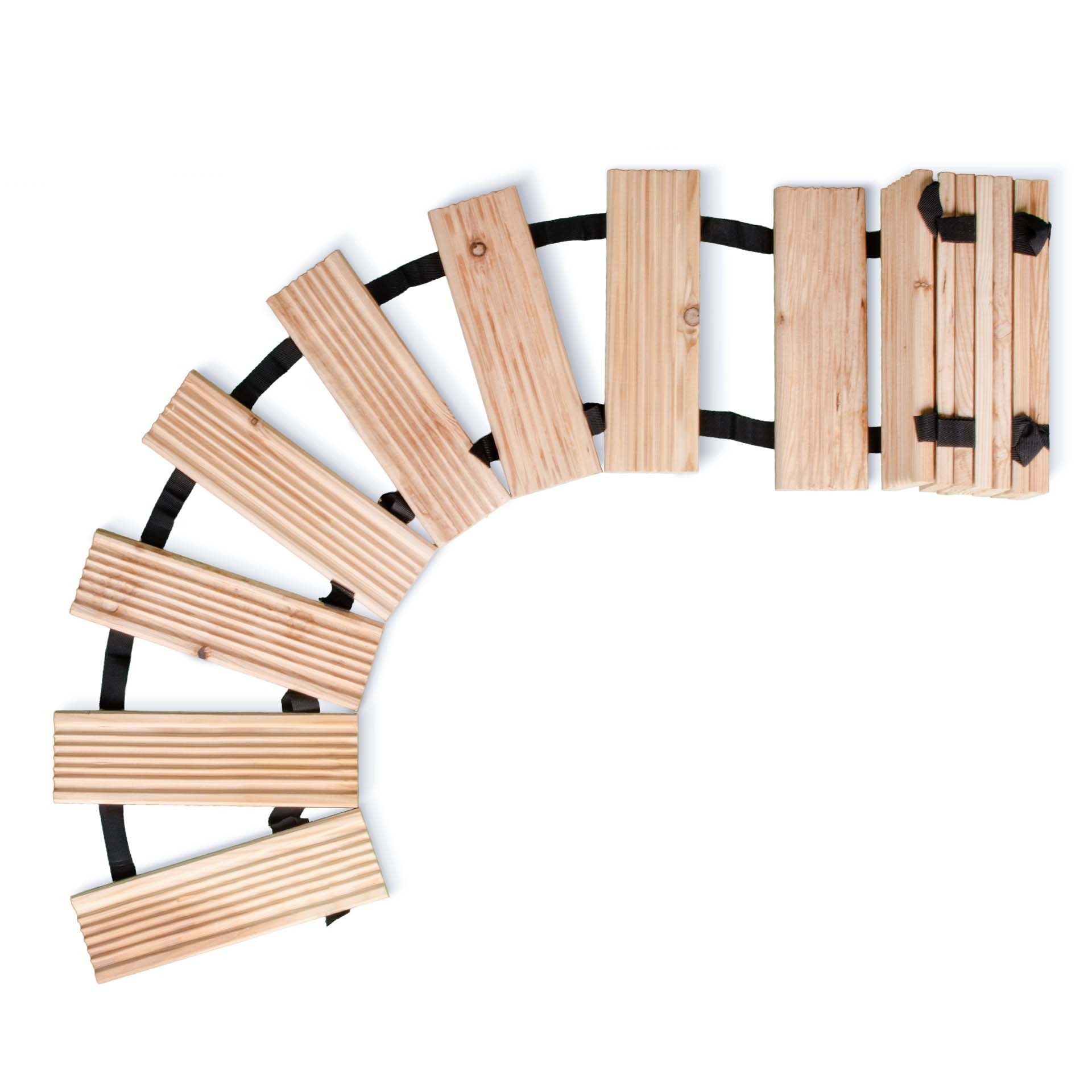 STILTREU Gartensteg Gartenweg, Rollweg - Länge 2,50 Meter, Breite 30 cm, Abstand 8 cm