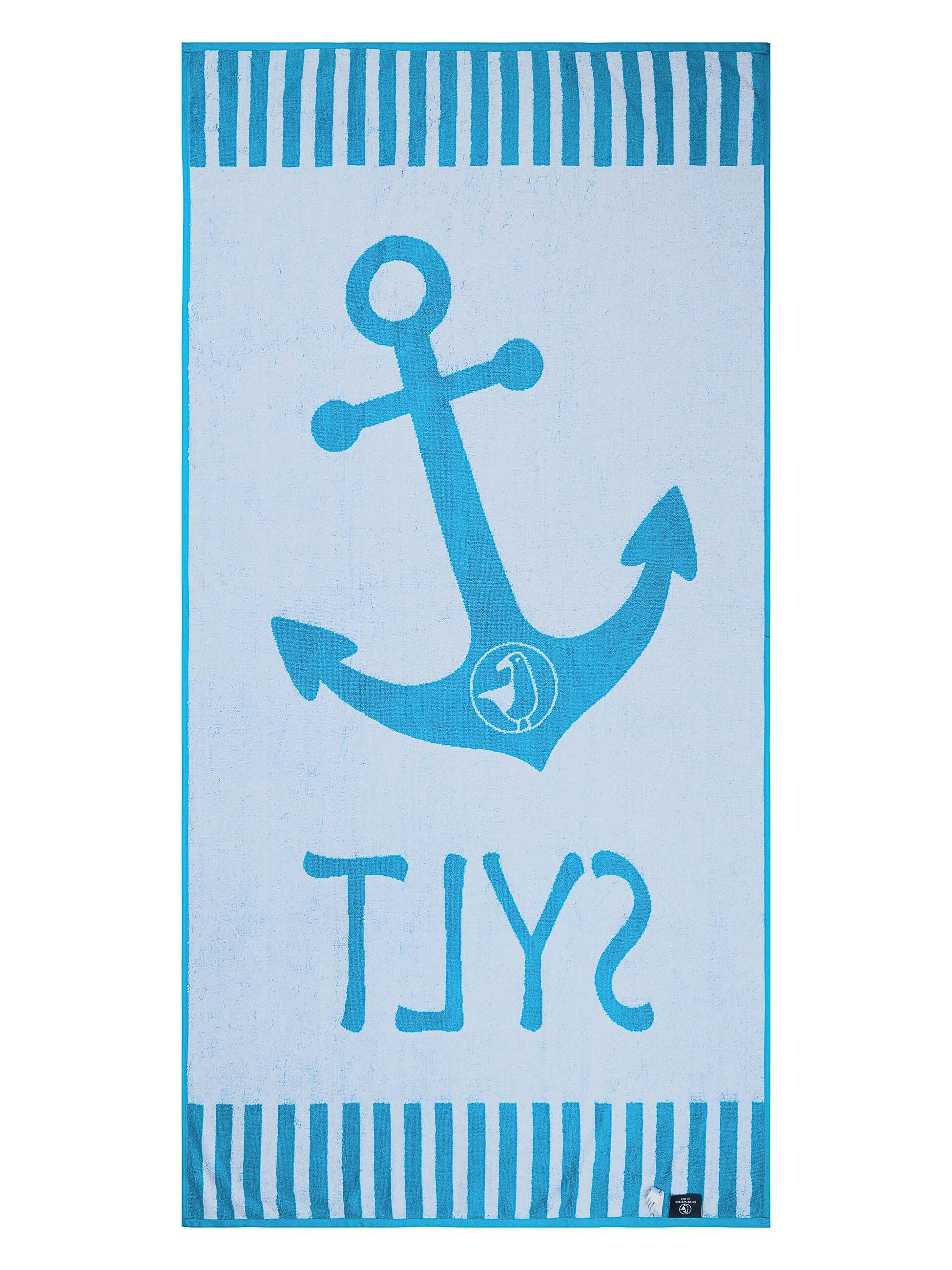 Schietwetter Strandtuch Unisex Strandhandtuch "Sylt" 180x88cm, günstig online kaufen