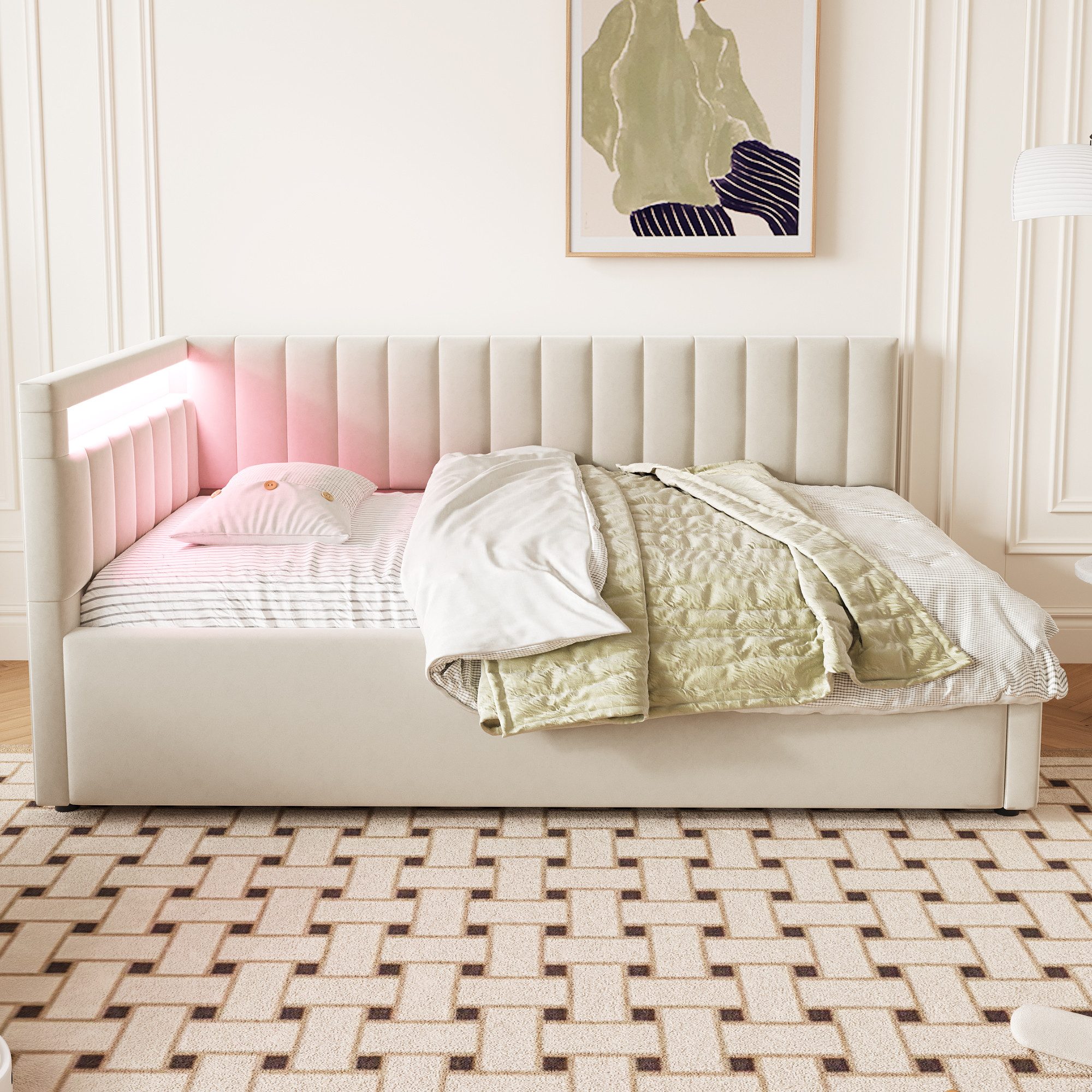 MODFU Schlafsofa Kinderbett, 90x200 cm mit günstig online kaufen