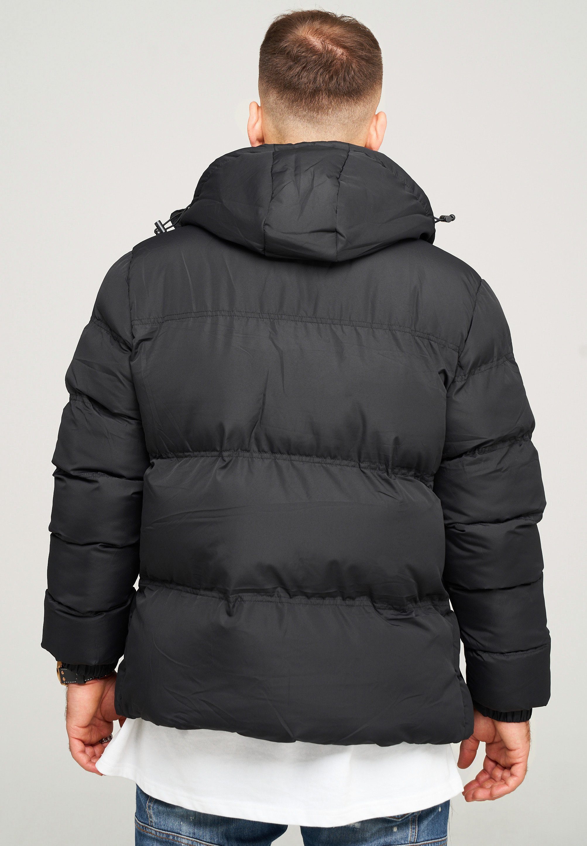 behype Steppjacke BHROLLIN-PANEL mit Kapuze